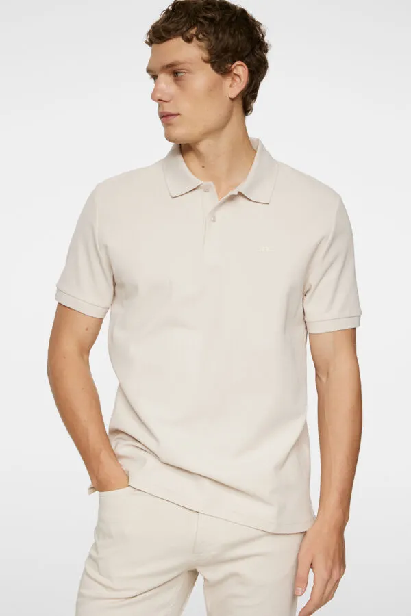 Rudy Slim Fit Pique Polo Office Smart Casual