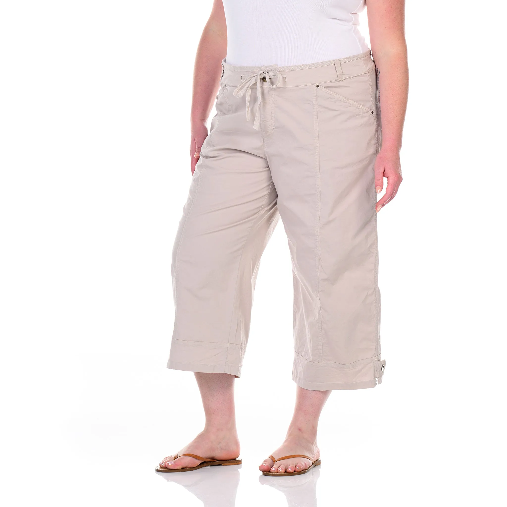 Safari Capris | Plus Size Weekend Relaxed Look