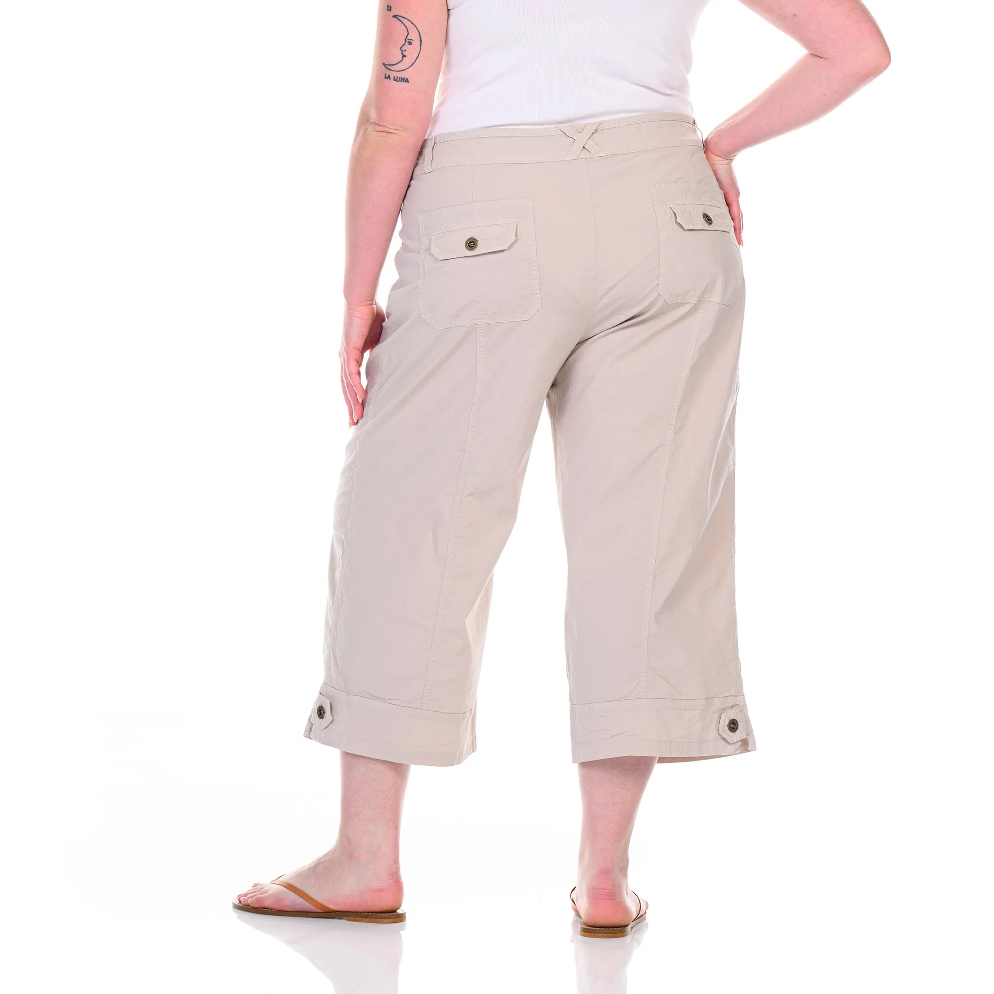 Safari Capris | Plus Size Weekend Relaxed Look