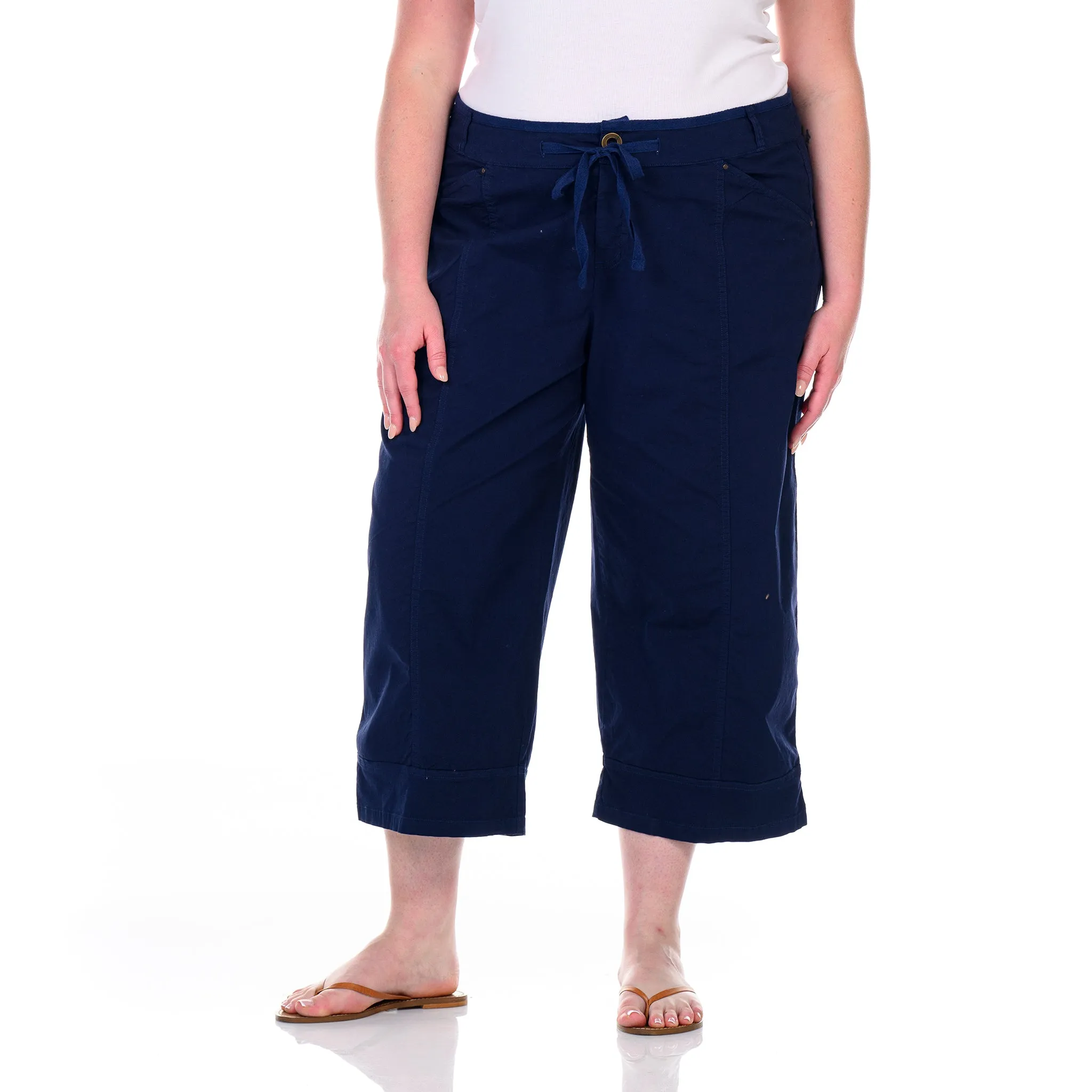 Safari Capris | Plus Size Weekend Relaxed Look