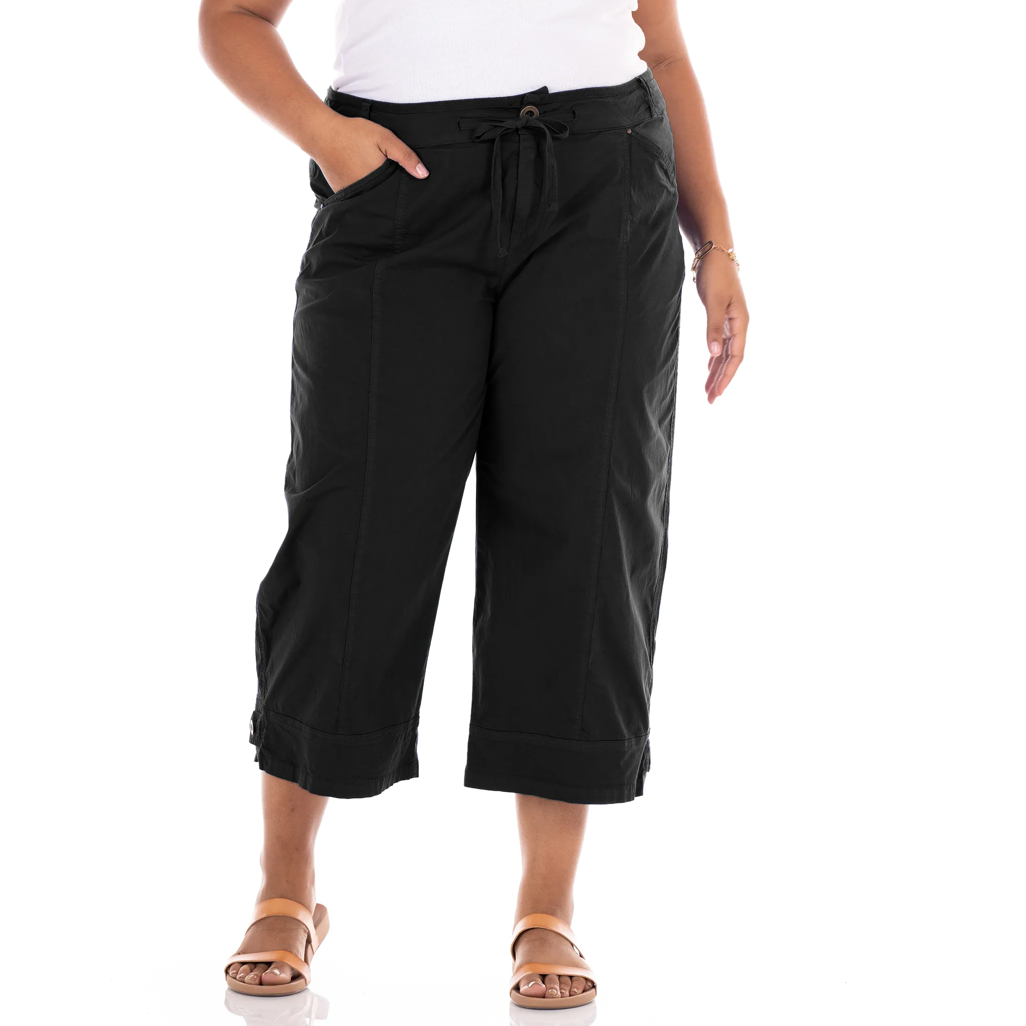 Safari Capris | Plus Size Weekend Relaxed Look