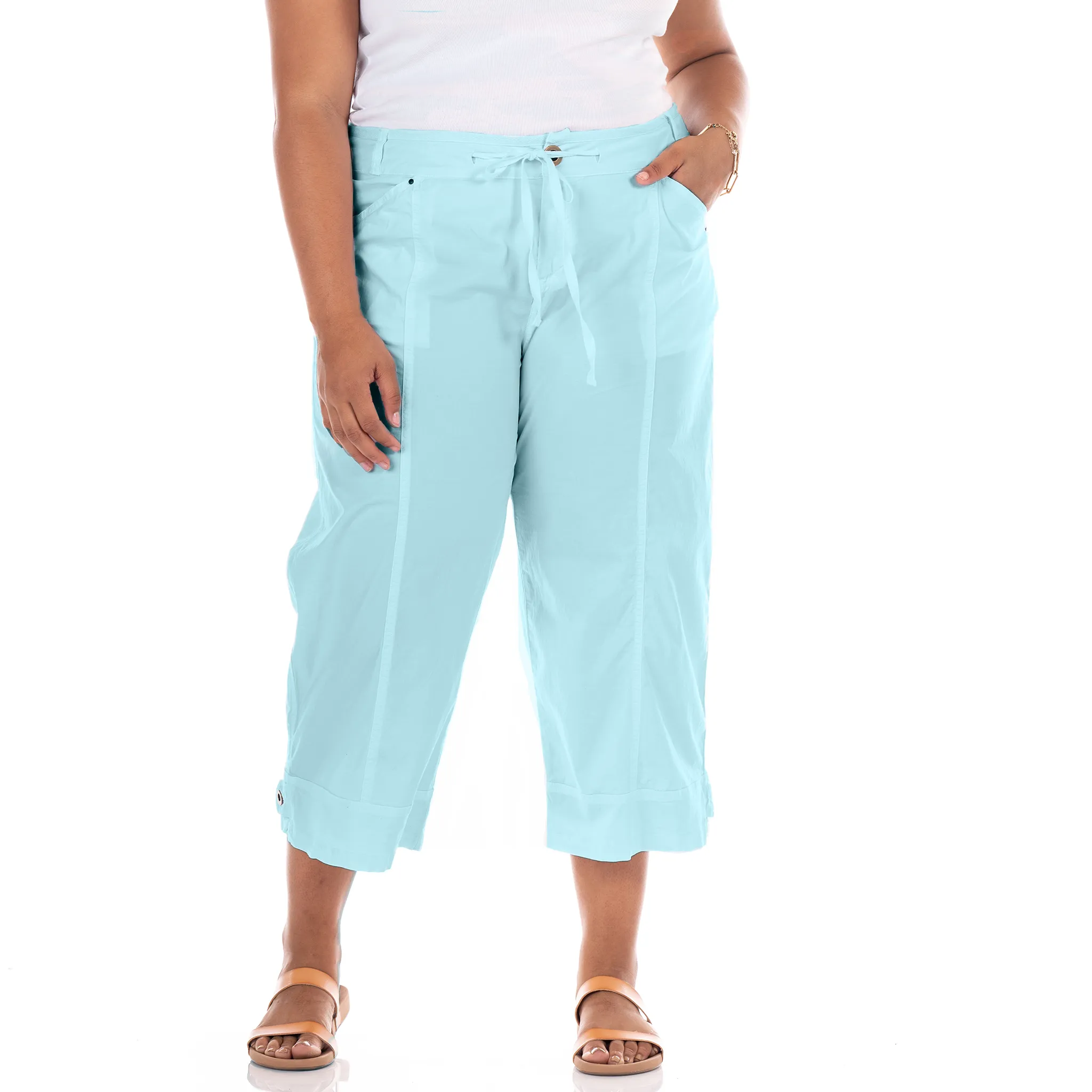 Safari Capris | Plus Size Weekend Relaxed Look