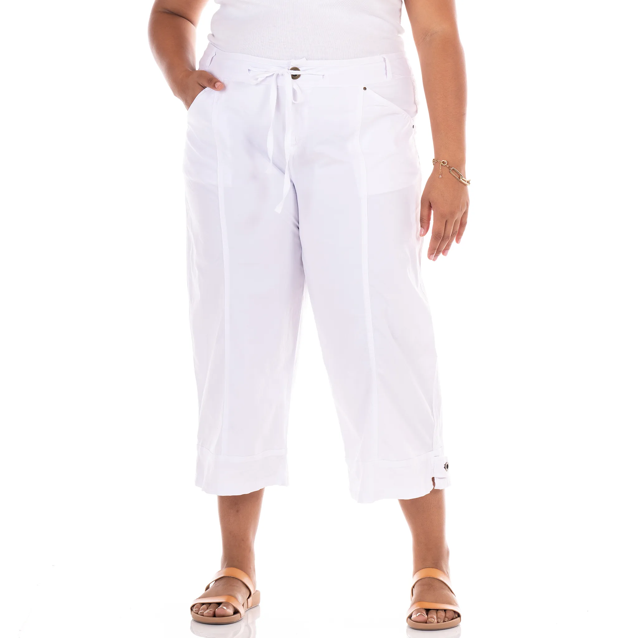 Safari Capris | Plus Size Weekend Relaxed Look