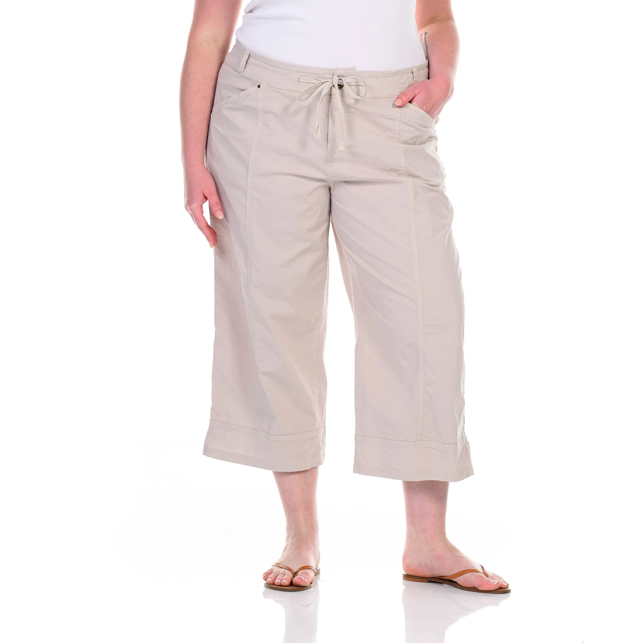 Safari Capris | Plus Size Weekend Relaxed Look