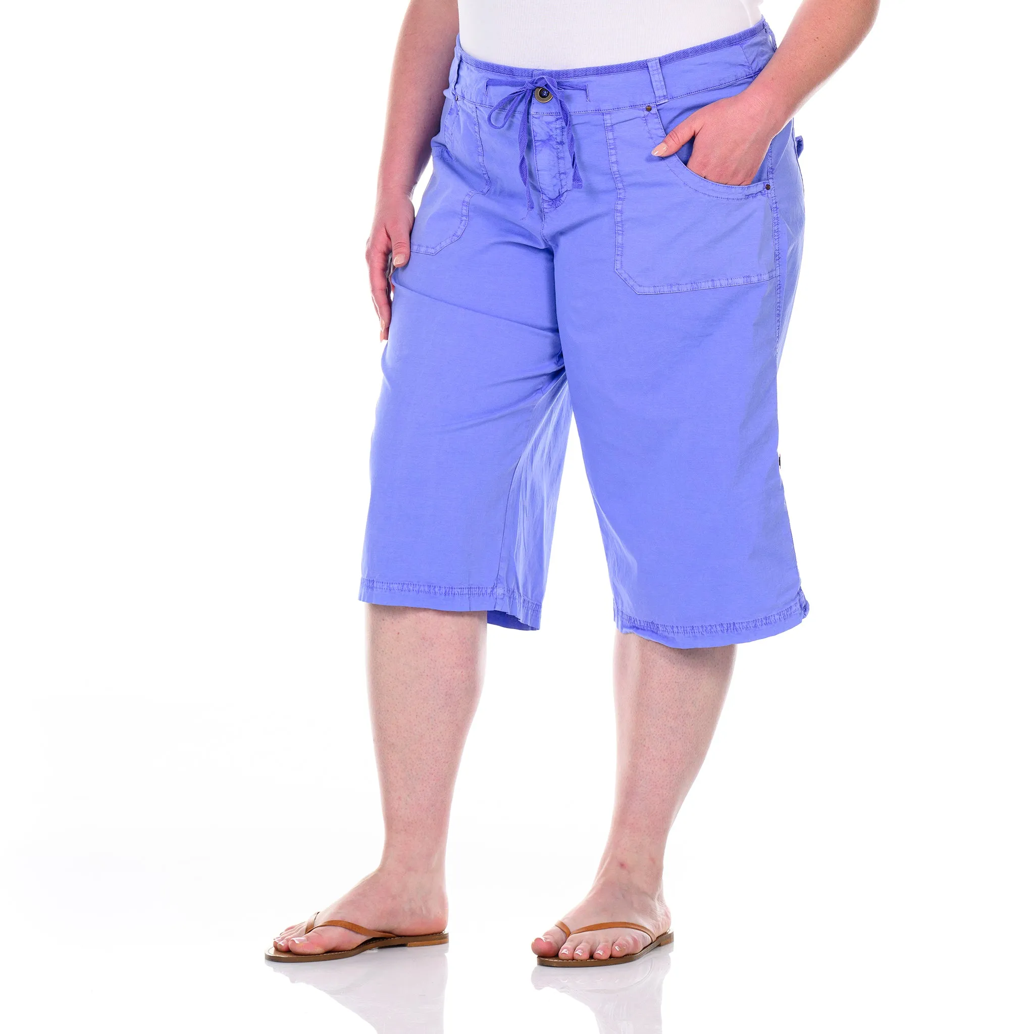Safari Pedal Pushers | Plus Size Weekend Relaxed Look