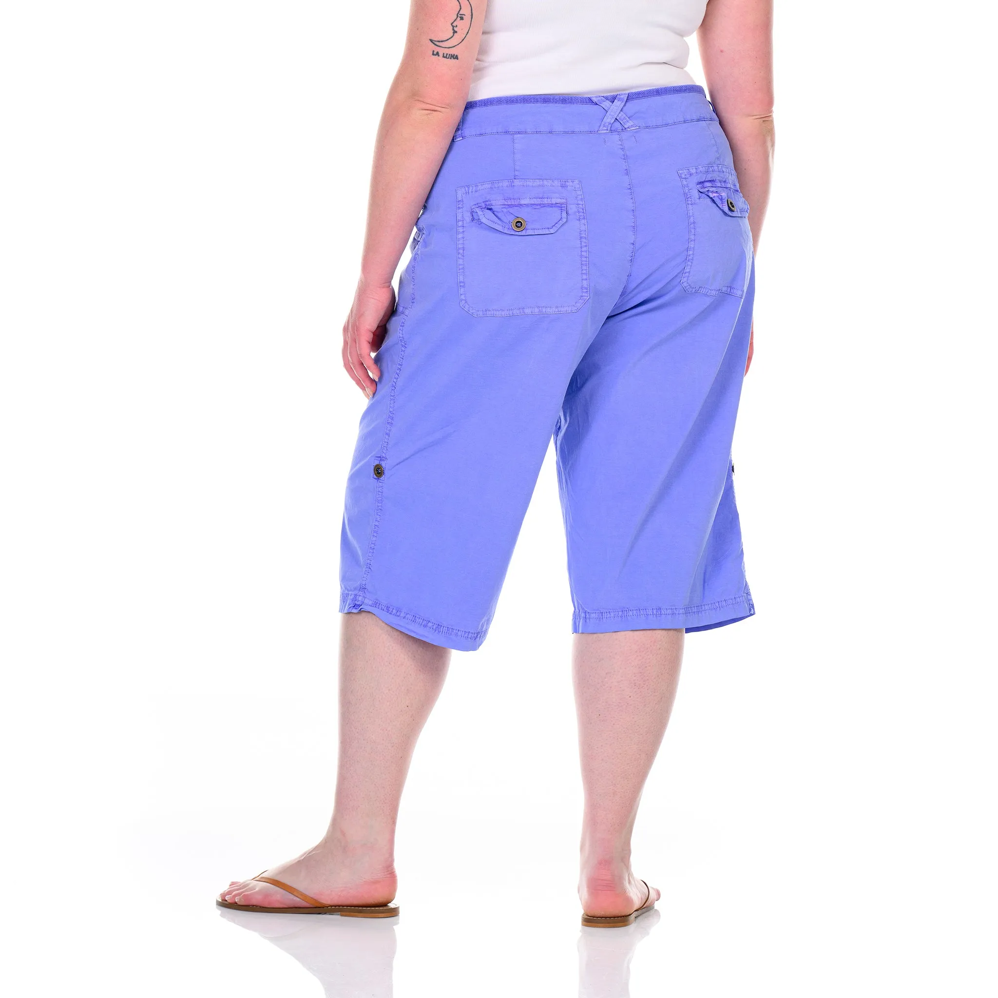 Safari Pedal Pushers | Plus Size Weekend Relaxed Look