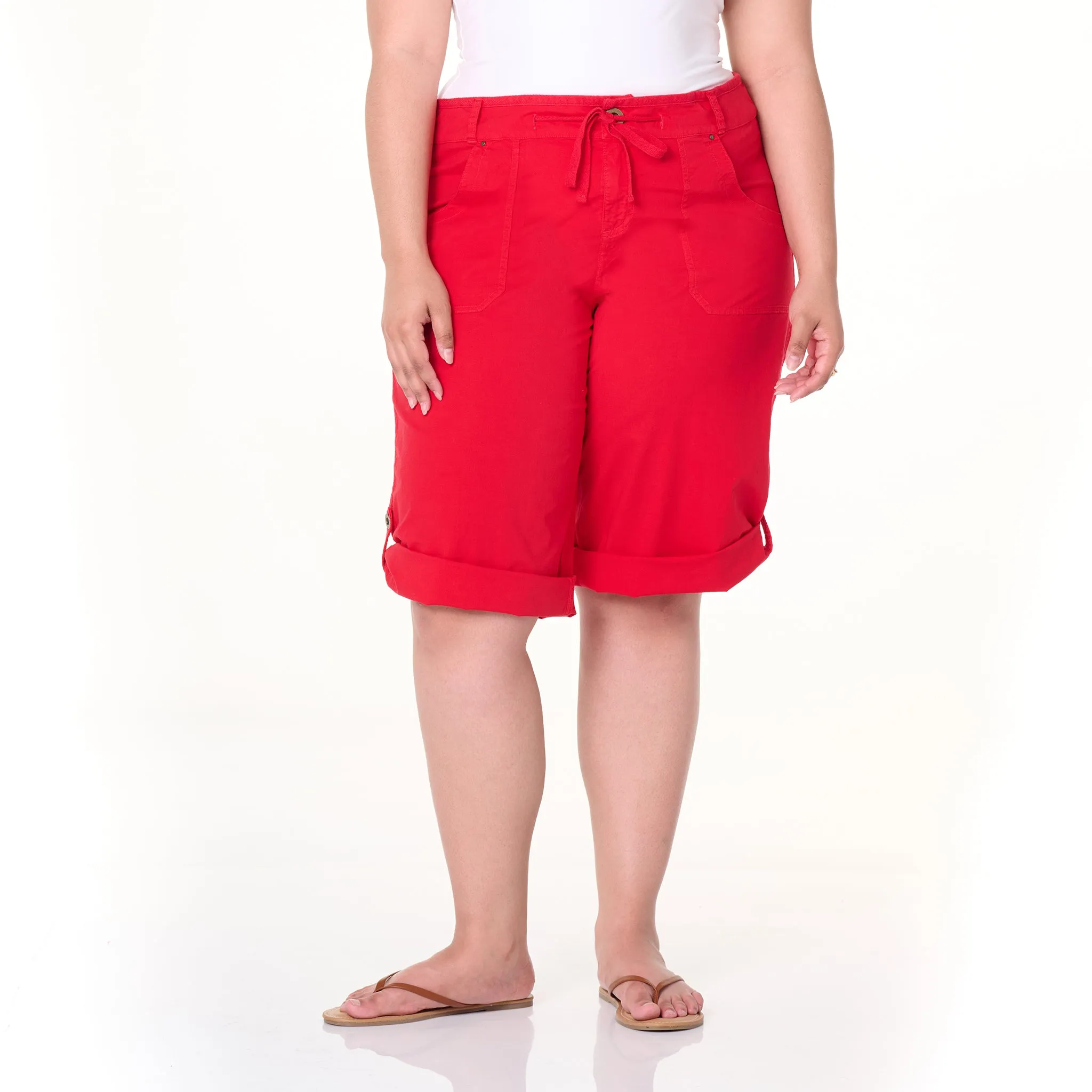 Safari Pedal Pushers | Plus Size Weekend Relaxed Look