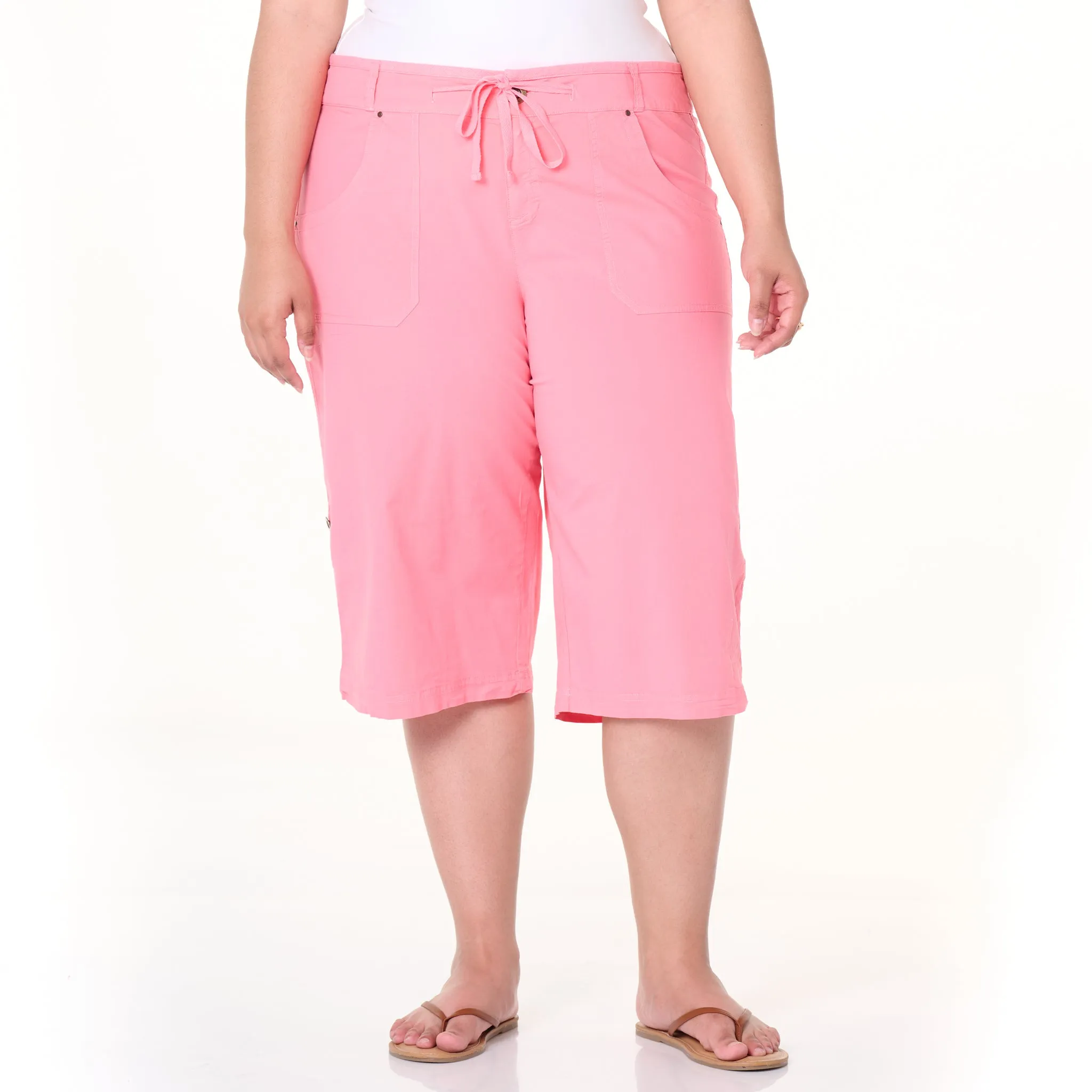 Safari Pedal Pushers | Plus Size Weekend Relaxed Look