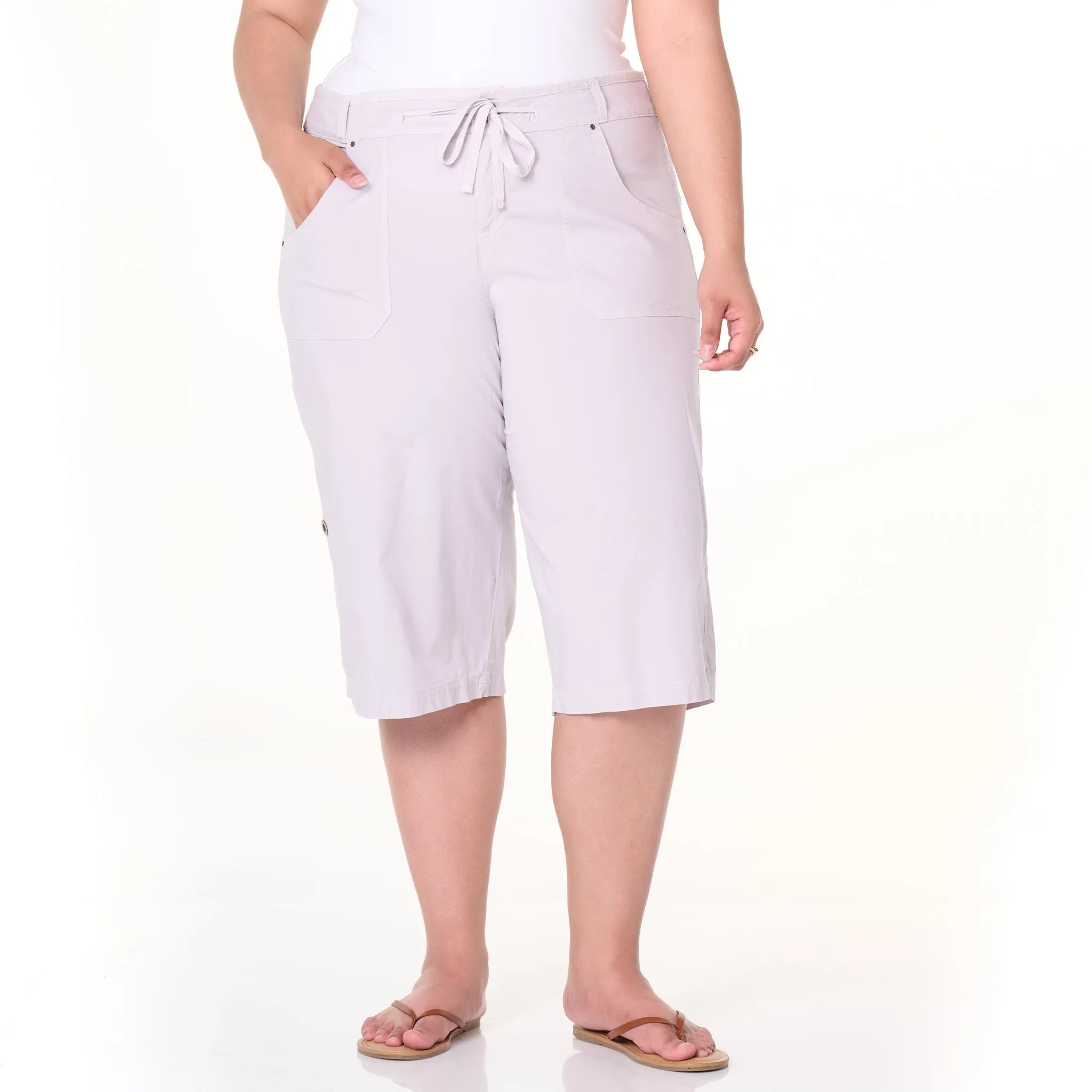Safari Pedal Pushers | Plus Size Weekend Relaxed Look
