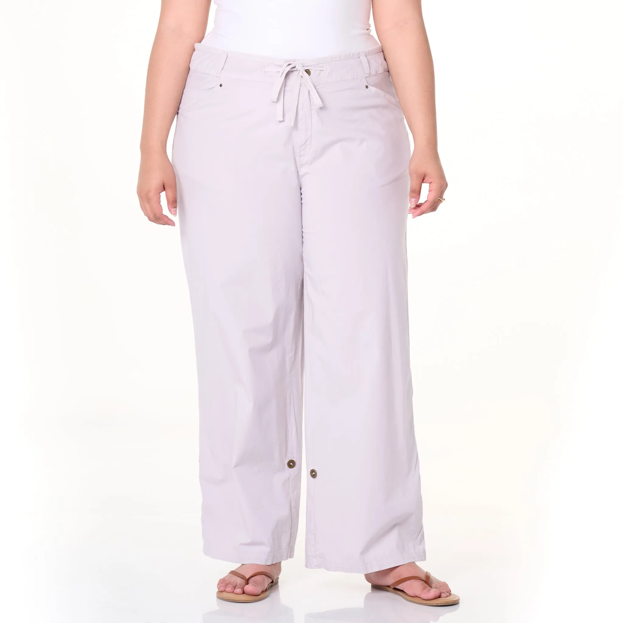 Safari Rollup Pant | Plus Size Weekend Relaxed Look