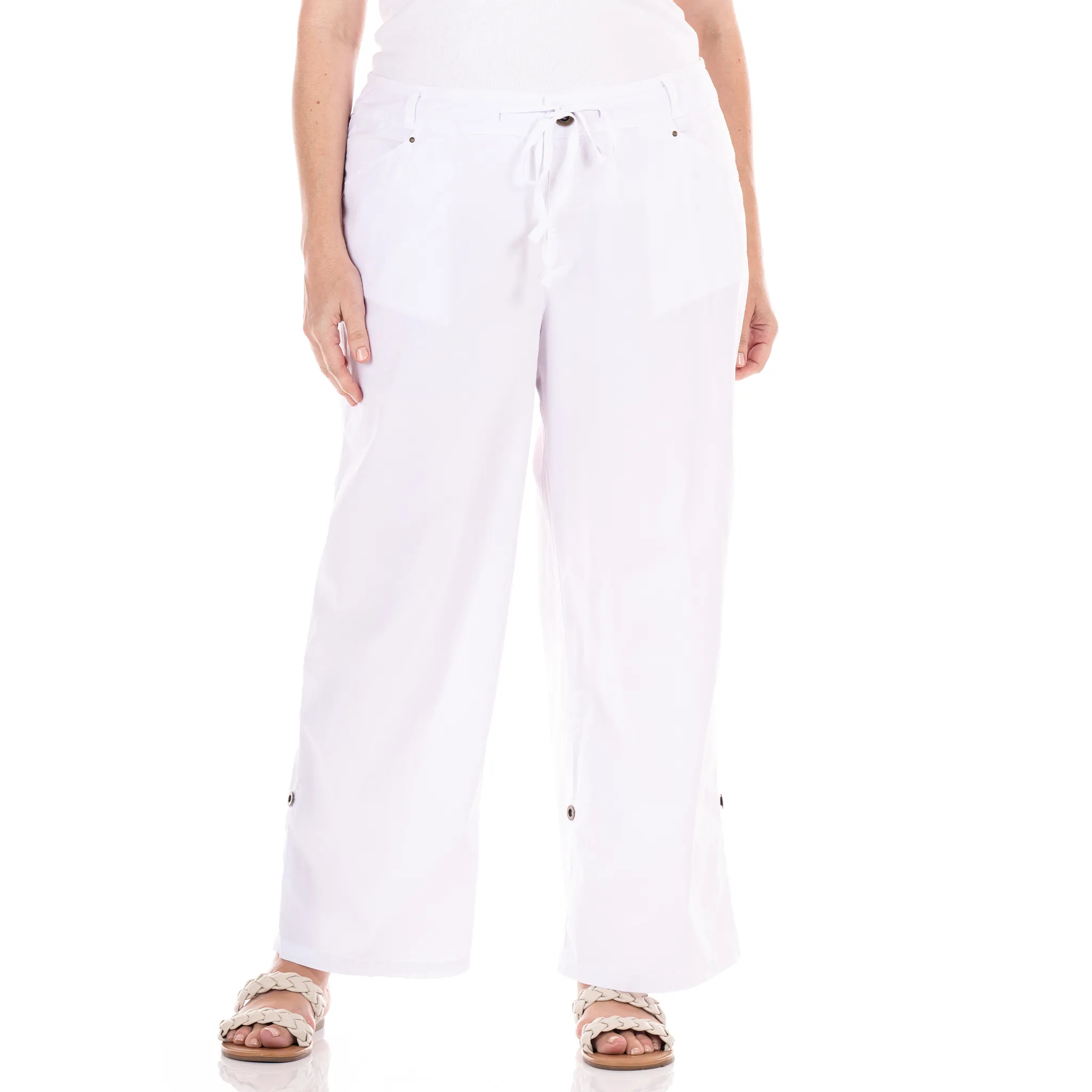 Safari Rollup Pant | Plus Size Weekend Relaxed Look