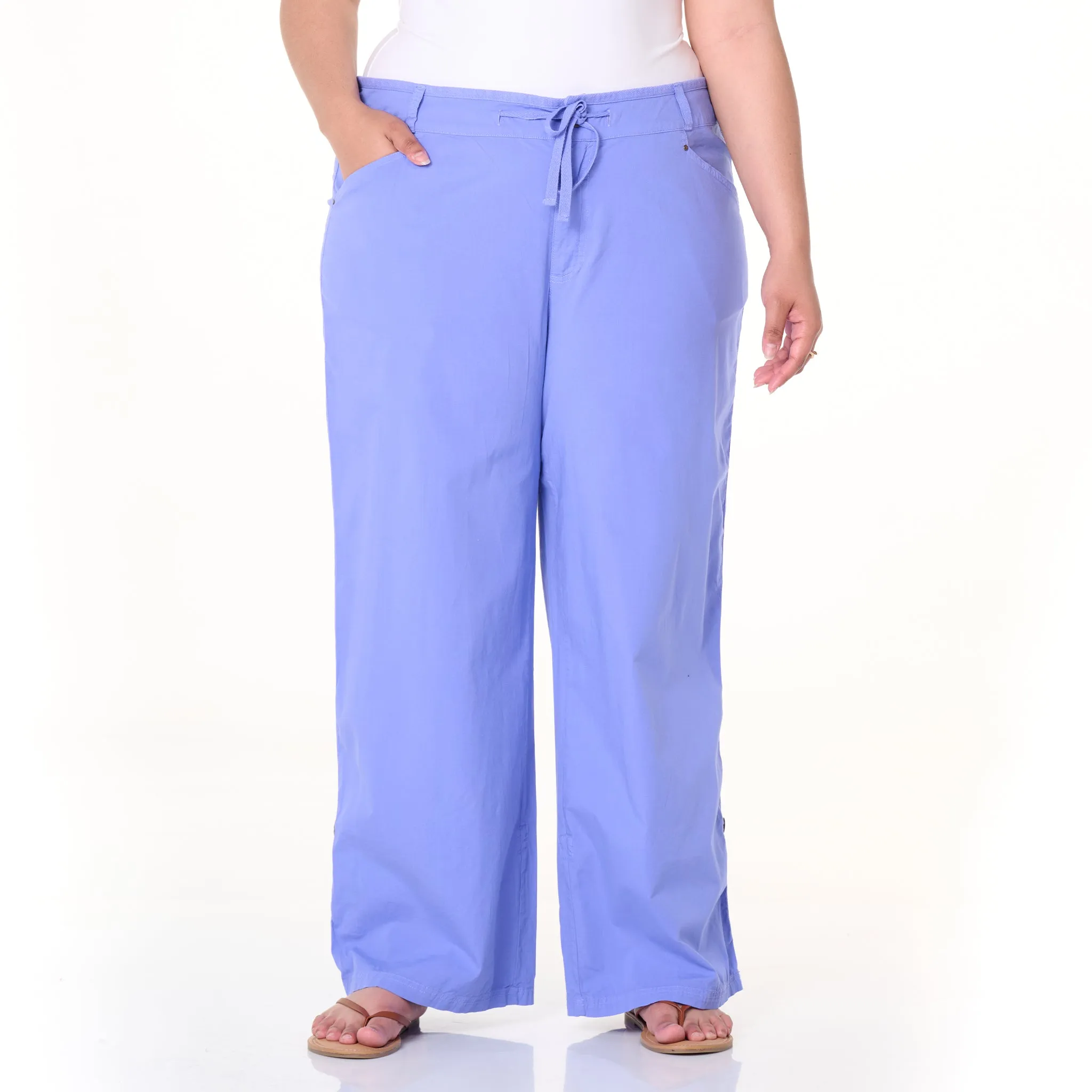 Safari Rollup Pant | Plus Size Weekend Relaxed Look