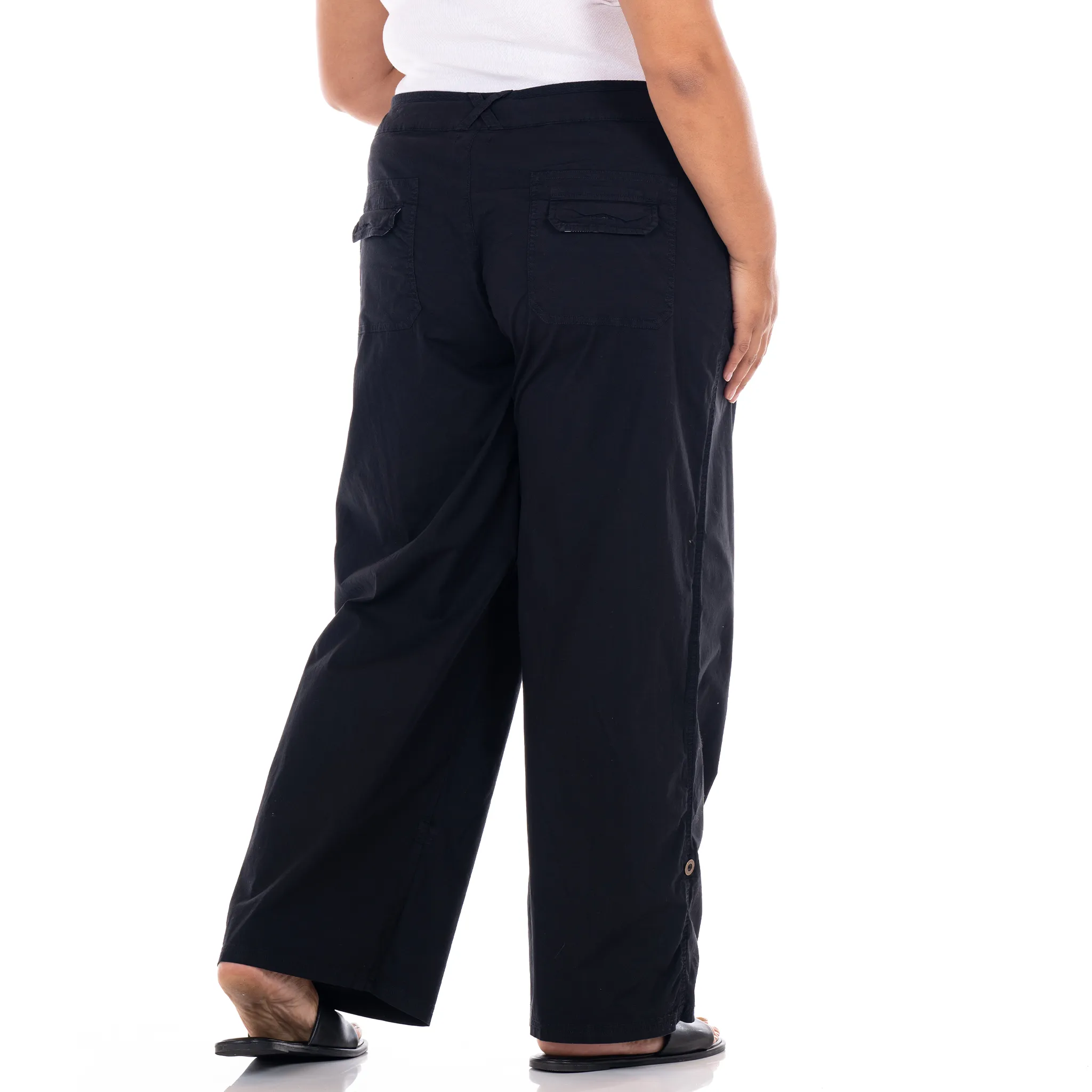 Safari Rollup Pant | Plus Size Weekend Relaxed Look