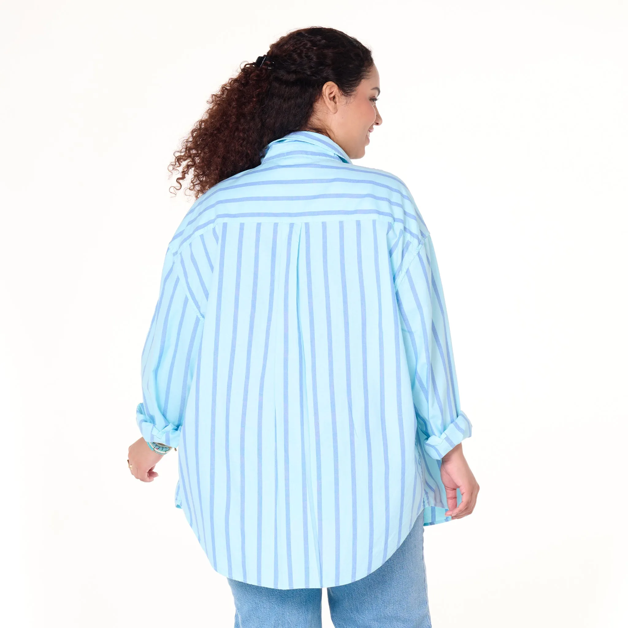 Sailaway Oxford Shirt | Plus Size Office Ready