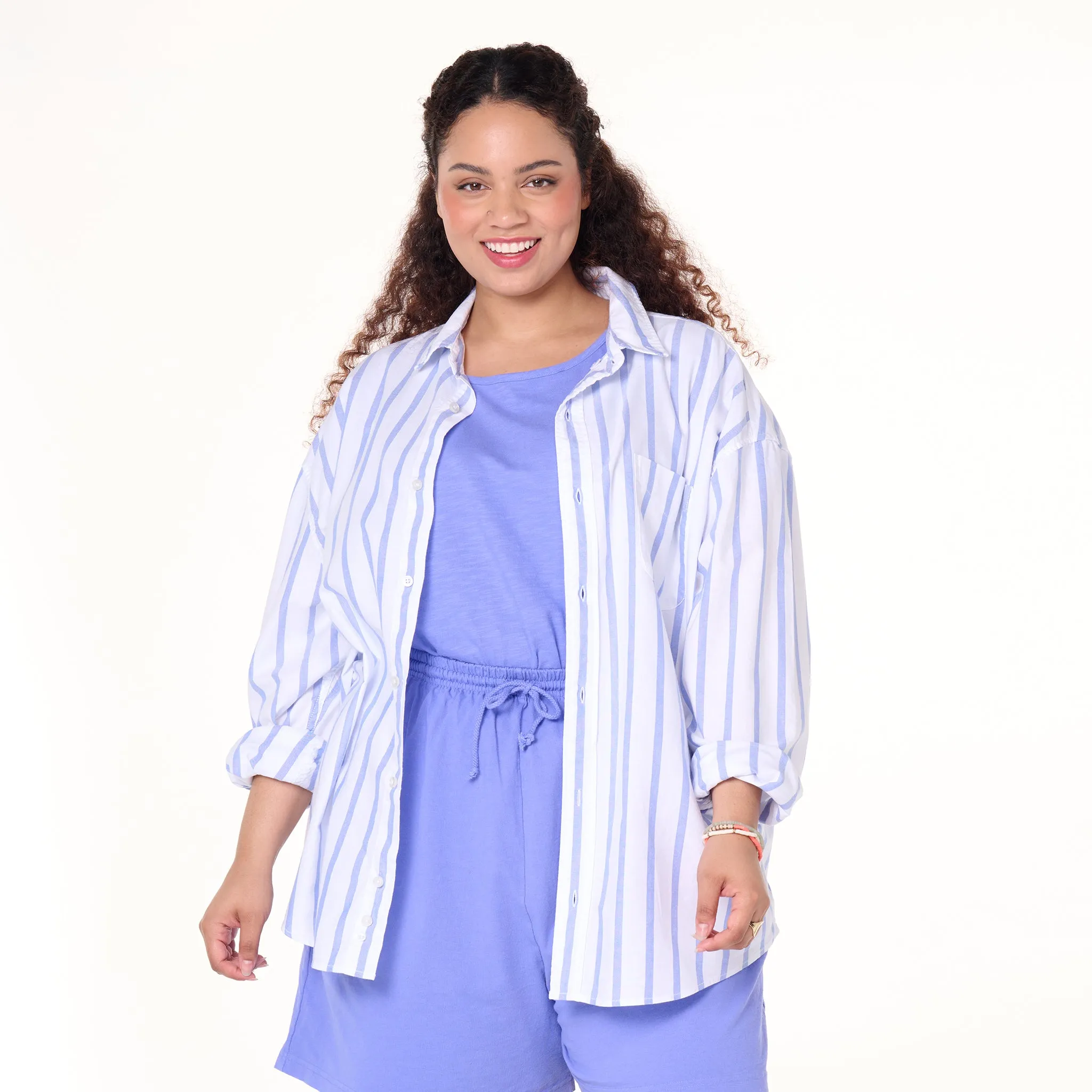 Sailaway Oxford Shirt | Plus Size Office Ready