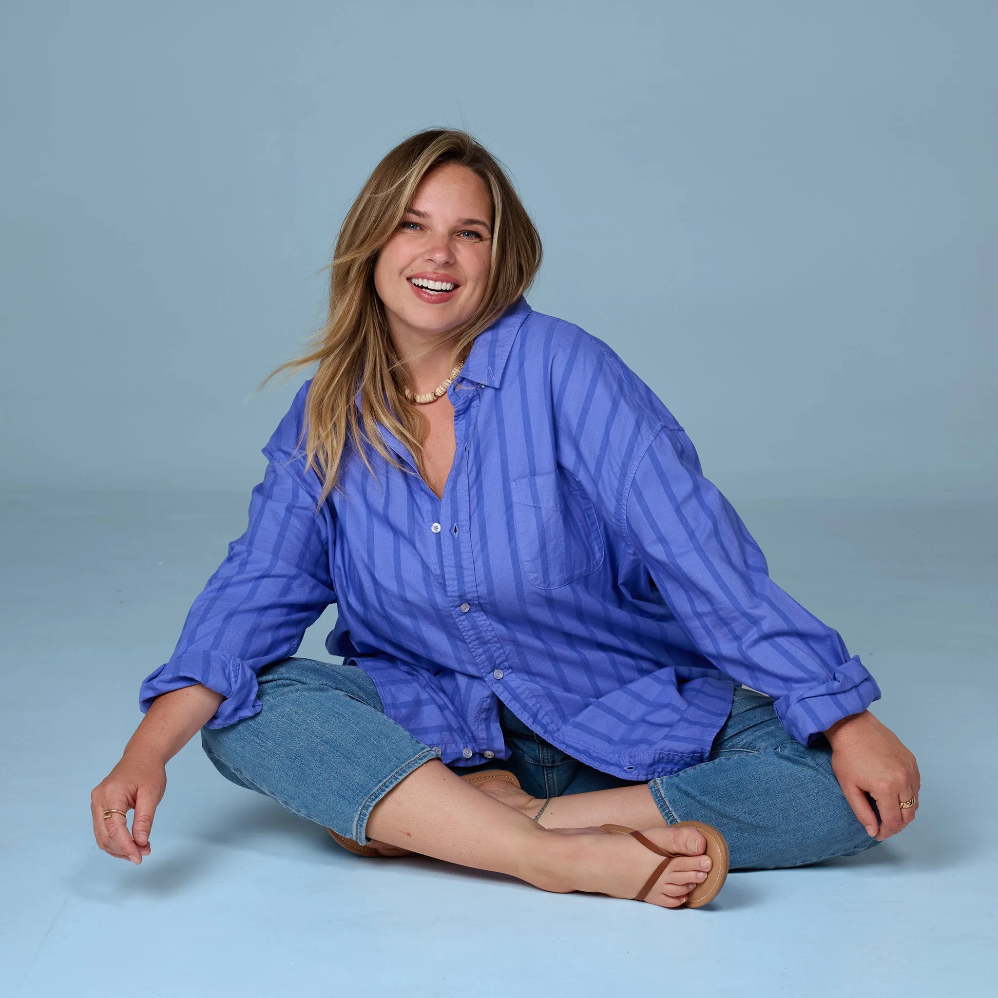 Sailaway Oxford Shirt | Plus Size Office Ready