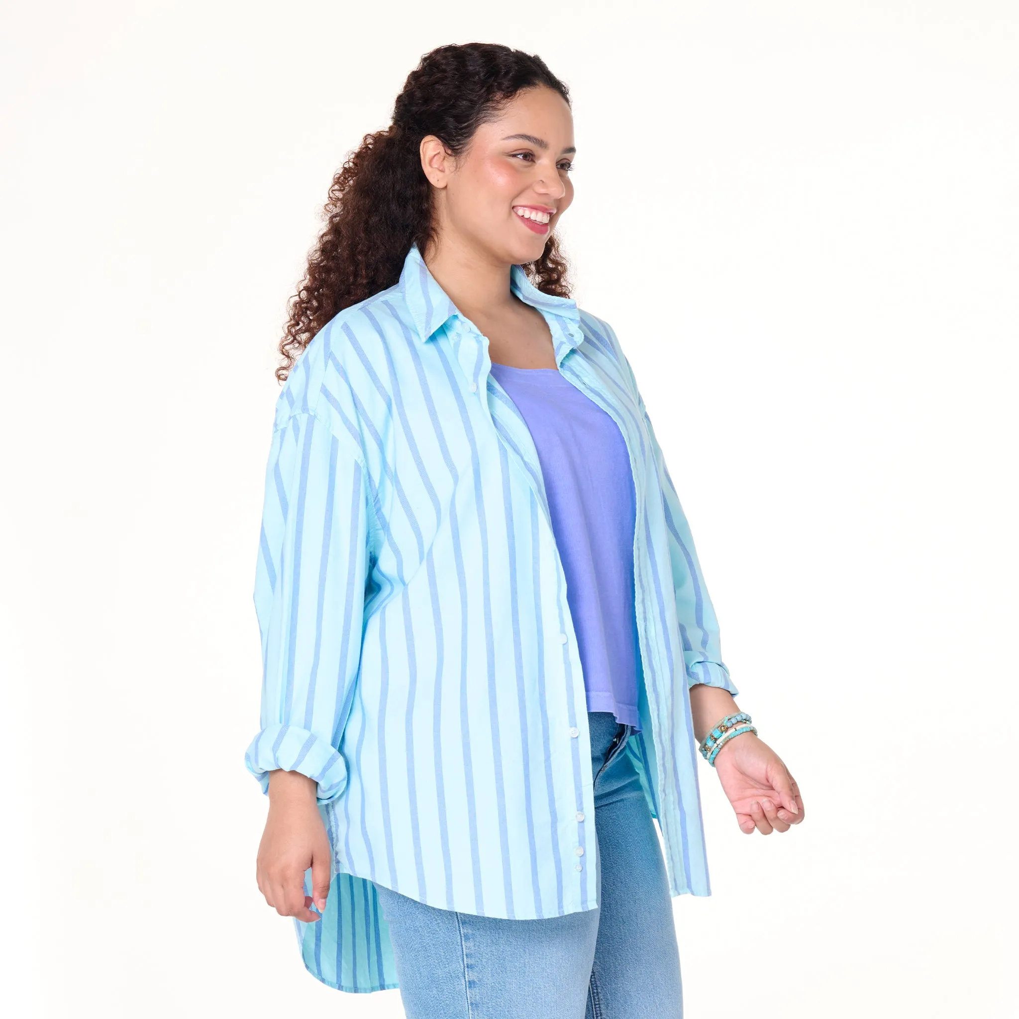 Sailaway Oxford Shirt | Plus Size Office Ready