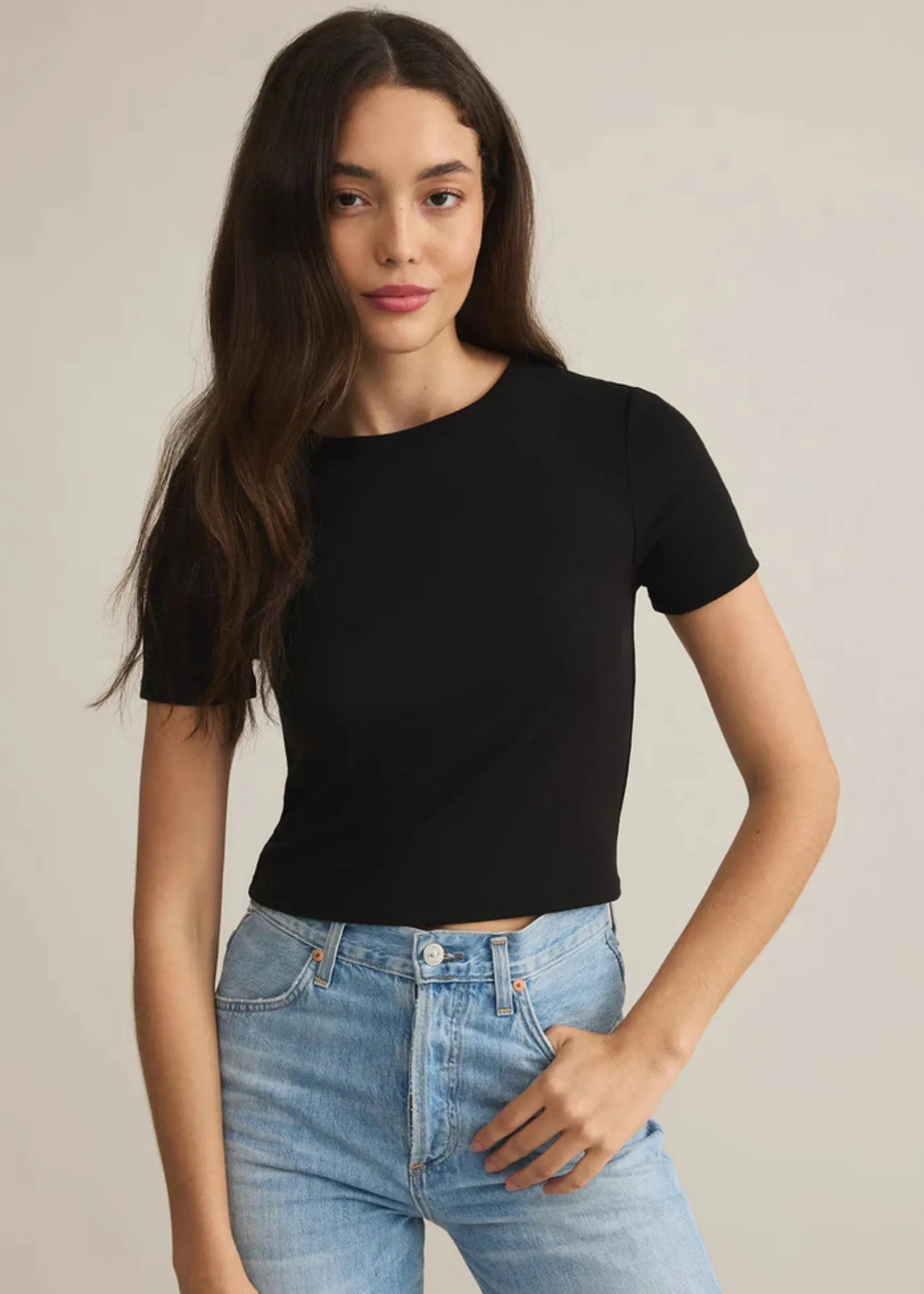Second Skin Crew Top Everyday Casual Look