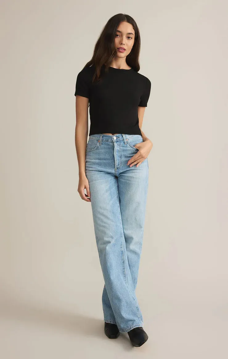 Second Skin Crew Top Everyday Casual Look