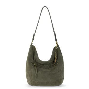 Sequoia Hobo - Leather - Moss Suede City Stroll