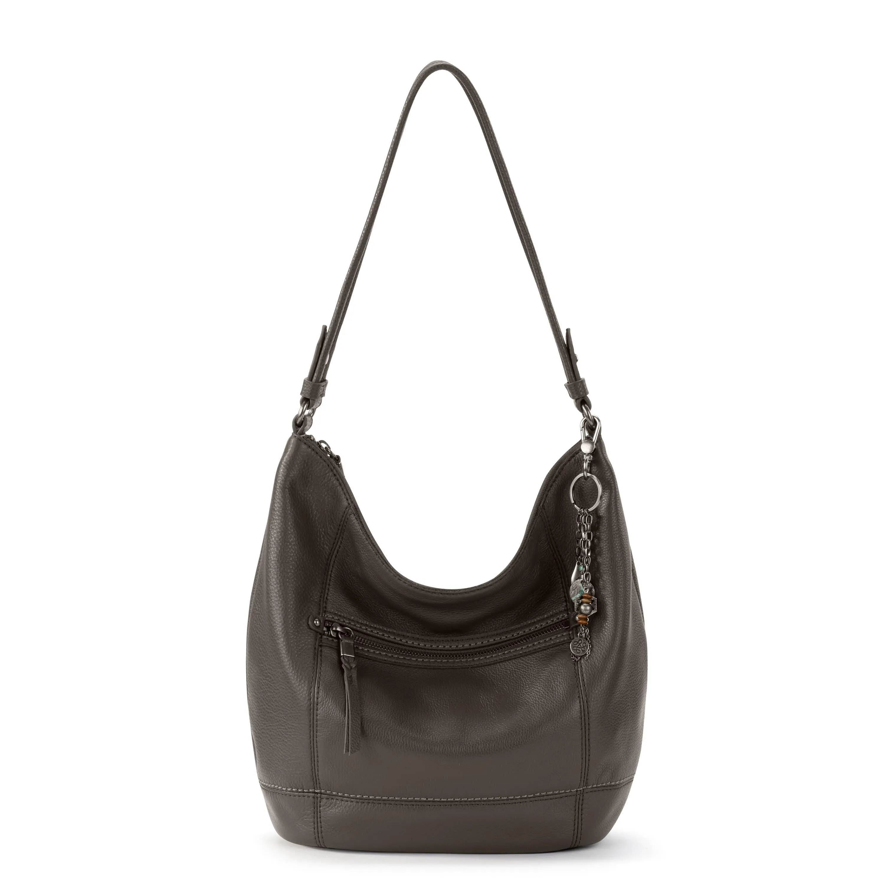 Sequoia Hobo - Leather - Slate City Stroll