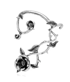 Silver Rose Thorn Ear Cuff Everyday Chic