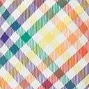 Smak Parlour Rainbow Gingham Faux Wrap Scalloped Skort Comfortable Travel Wear