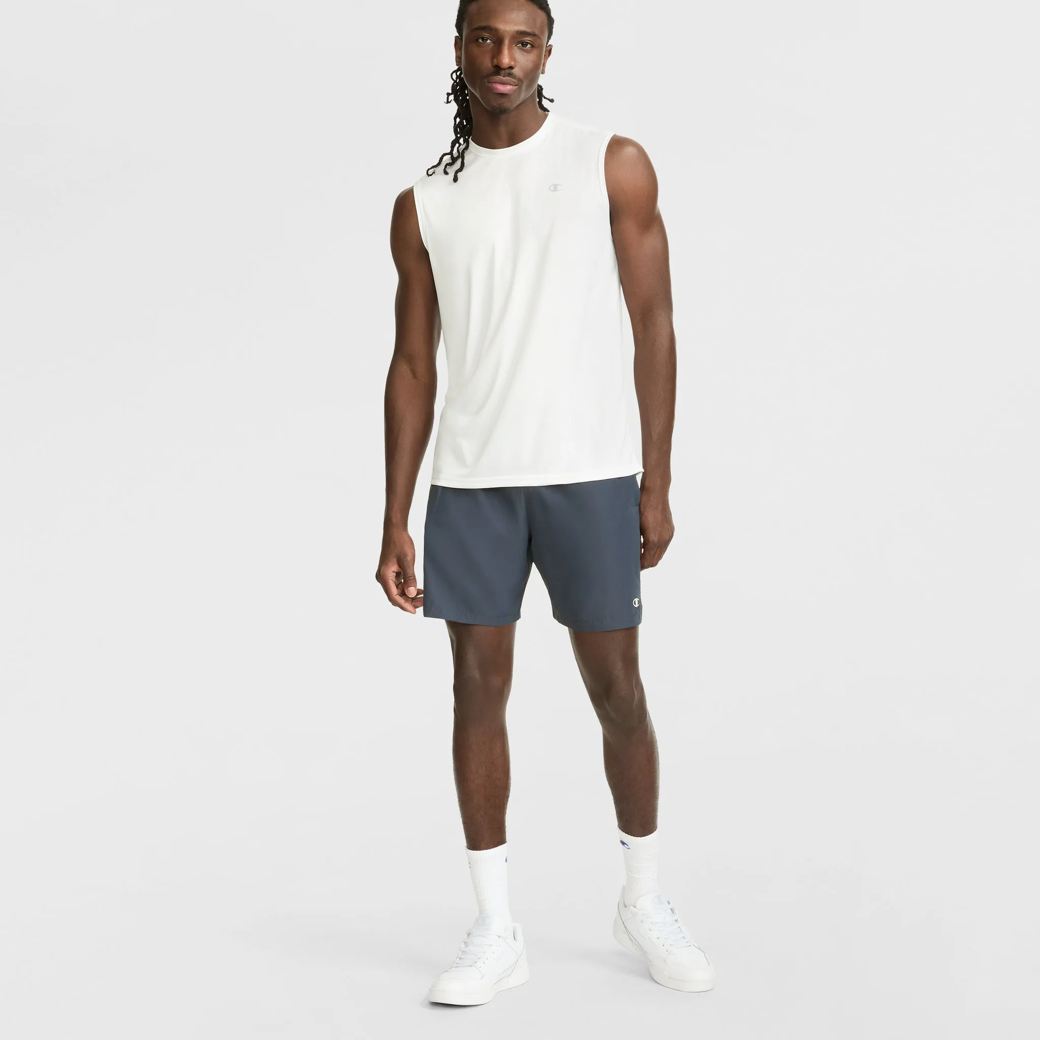 Sport Muscle Tank, Reflective C Logo Urban Street Style