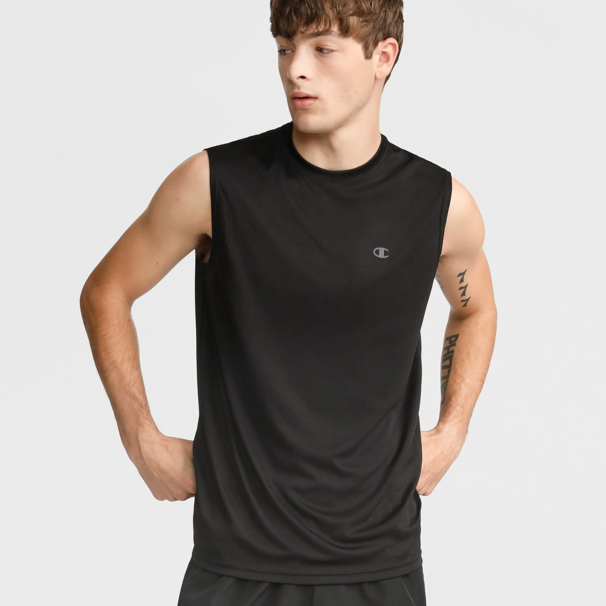 Sport Muscle Tank, Reflective C Logo Urban Street Style