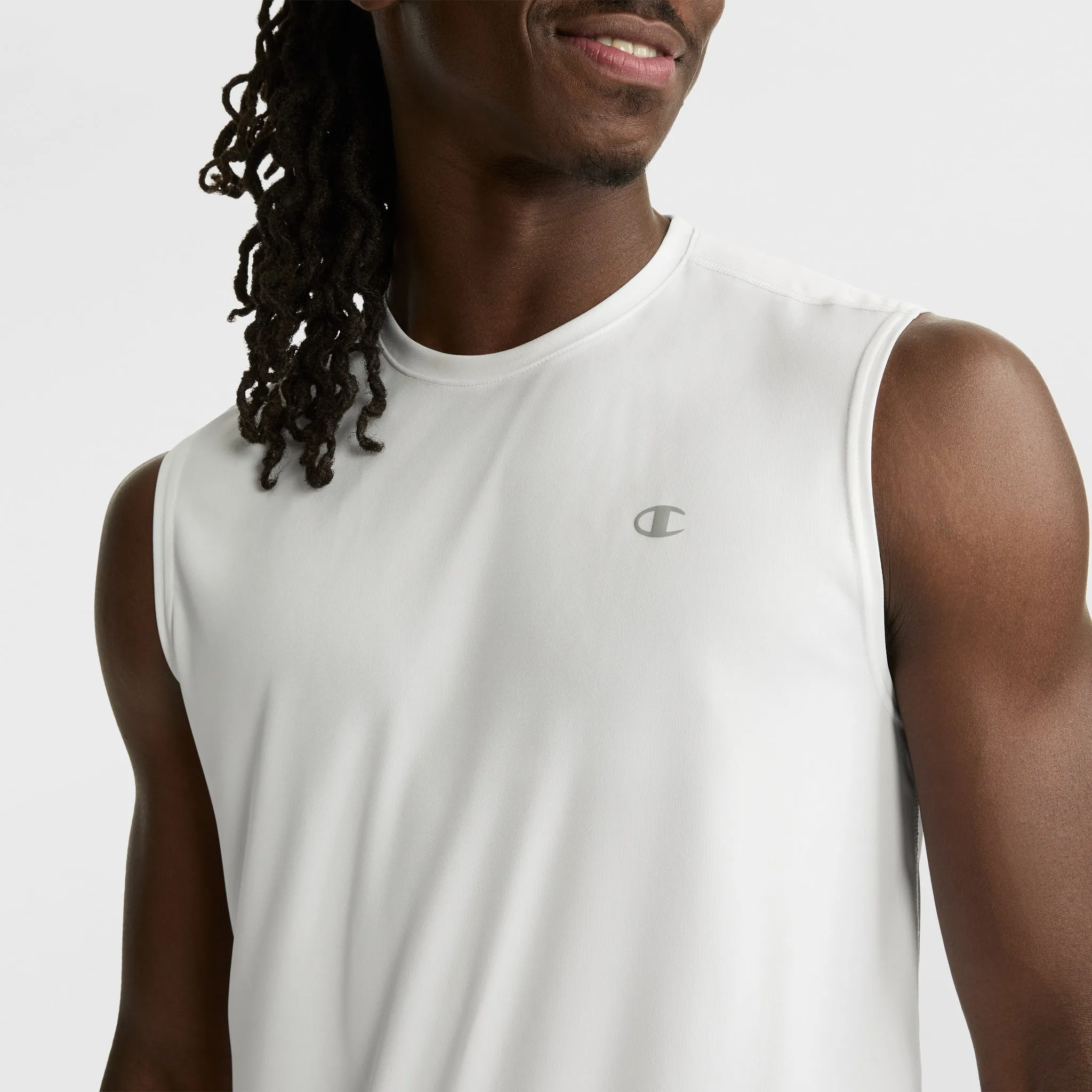Sport Muscle Tank, Reflective C Logo Urban Street Style