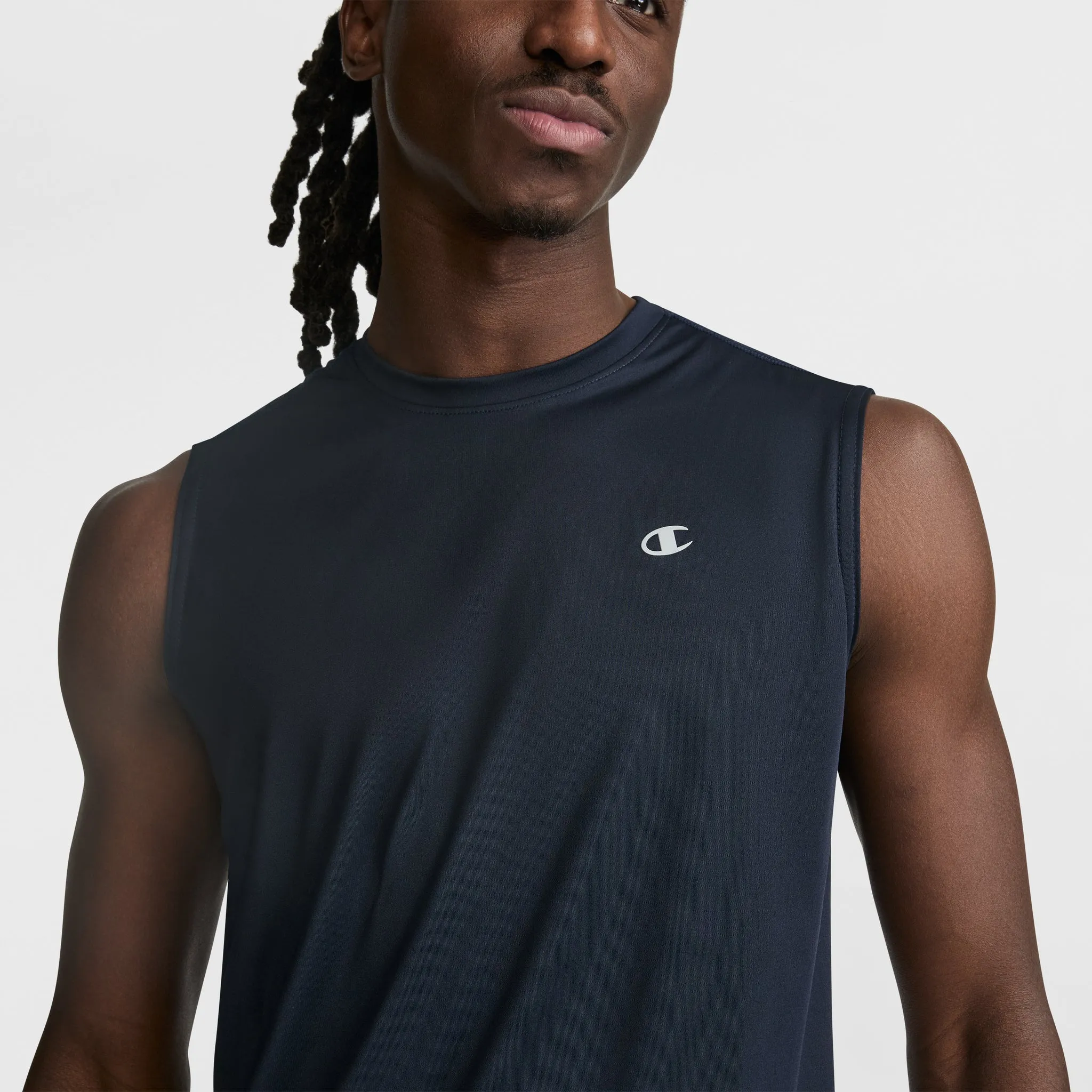 Sport Muscle Tank, Reflective C Logo Urban Street Style