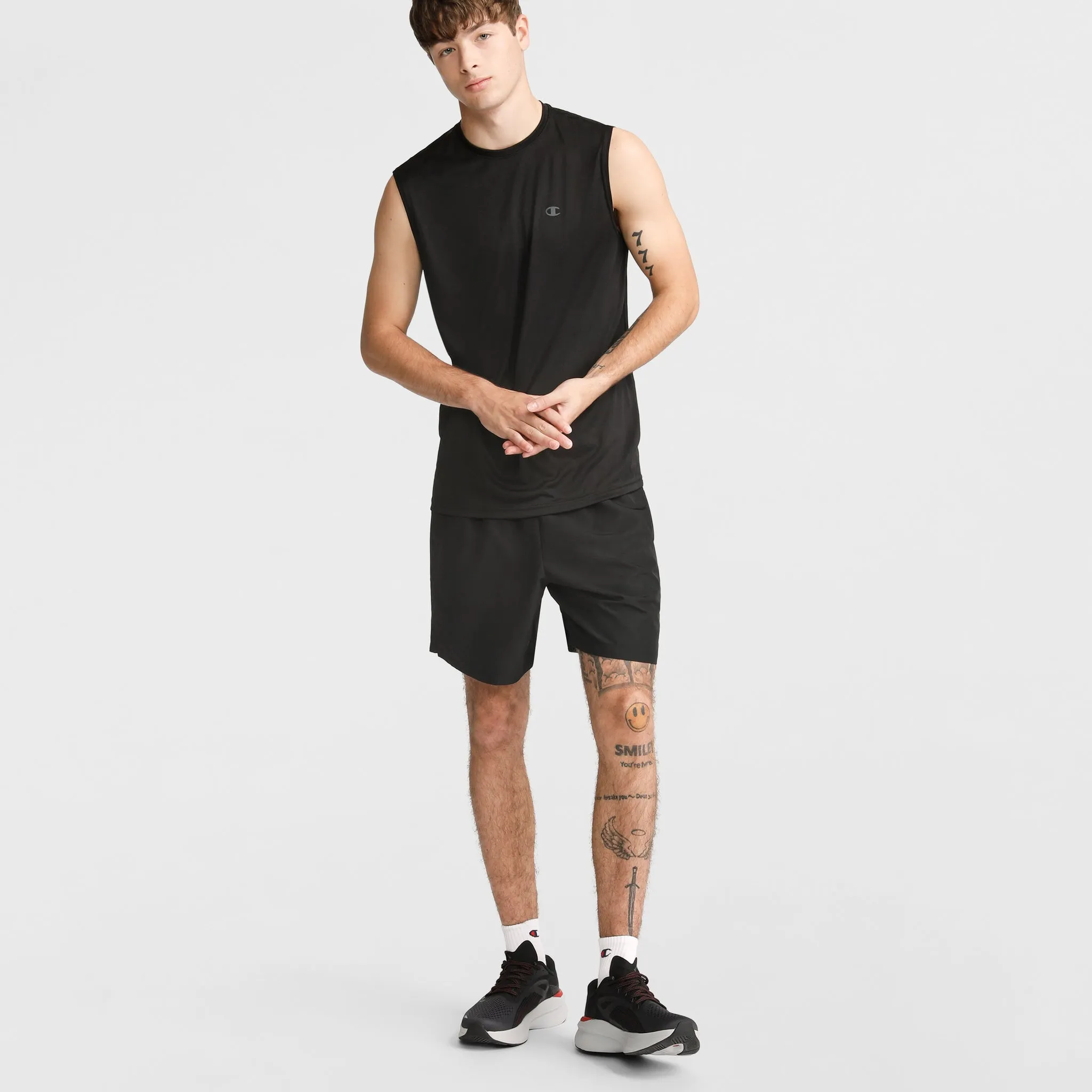Sport Muscle Tank, Reflective C Logo Urban Street Style