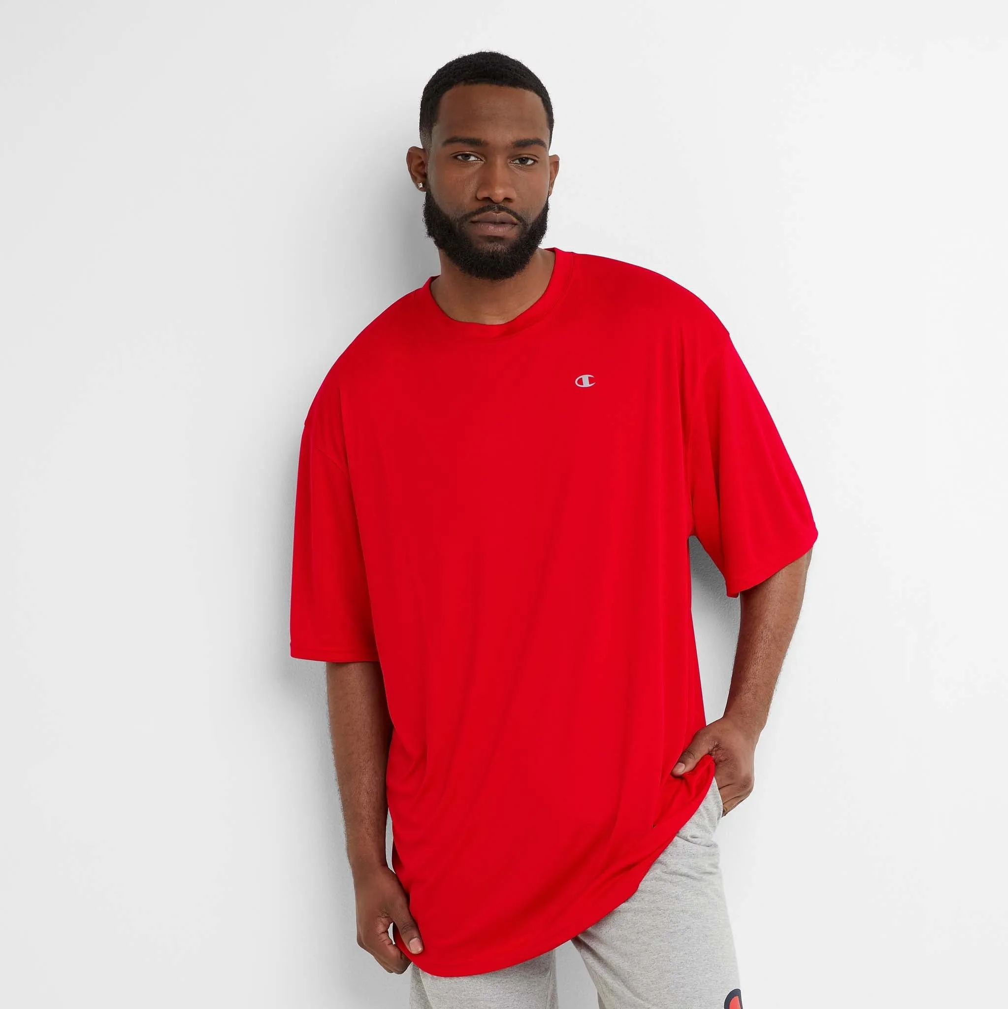 Sport T-Shirt, Reflective C Logo - Big & Tall Urban Street Style