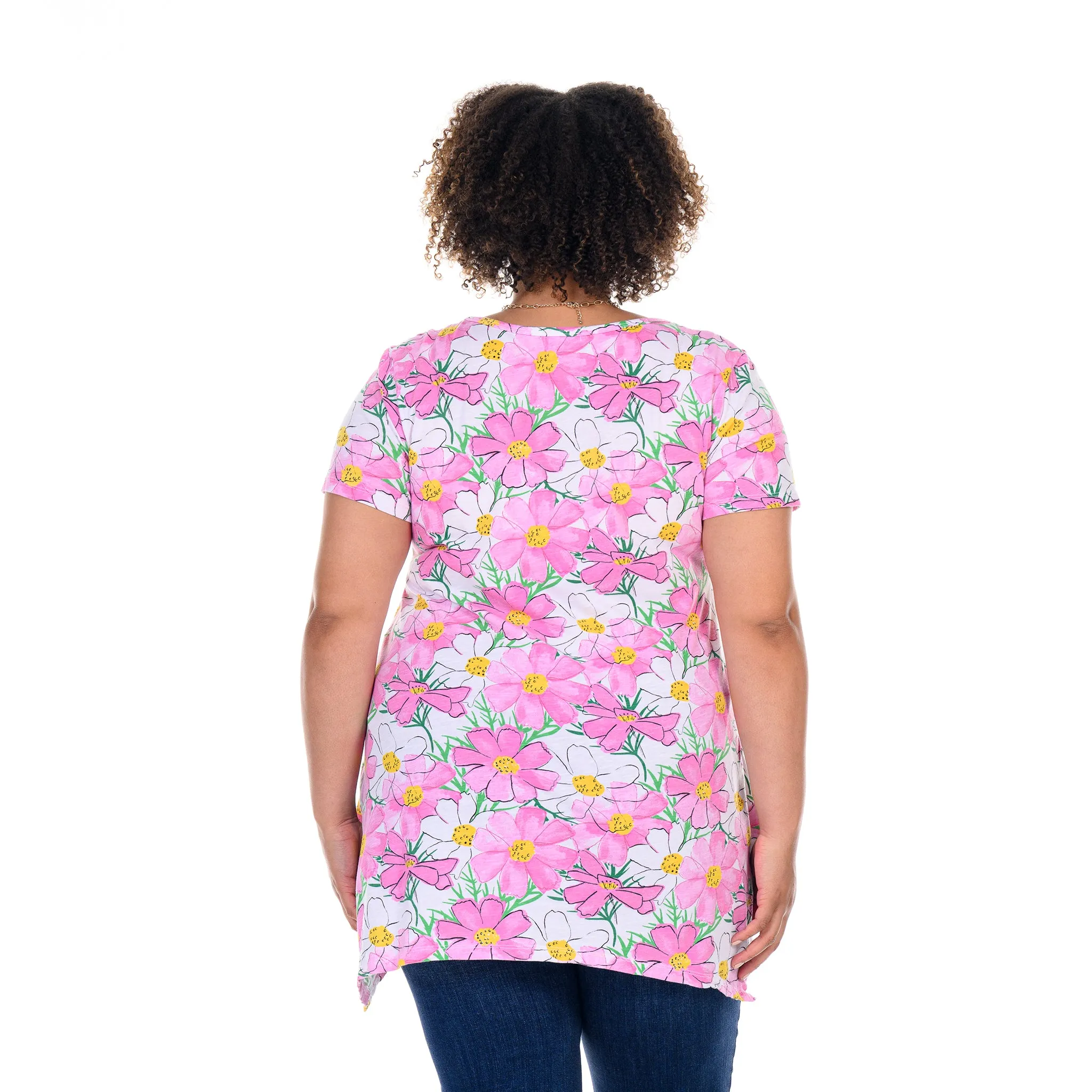 Spring Day Vintage Drape T | Plus Size Weekend Relaxed Look
