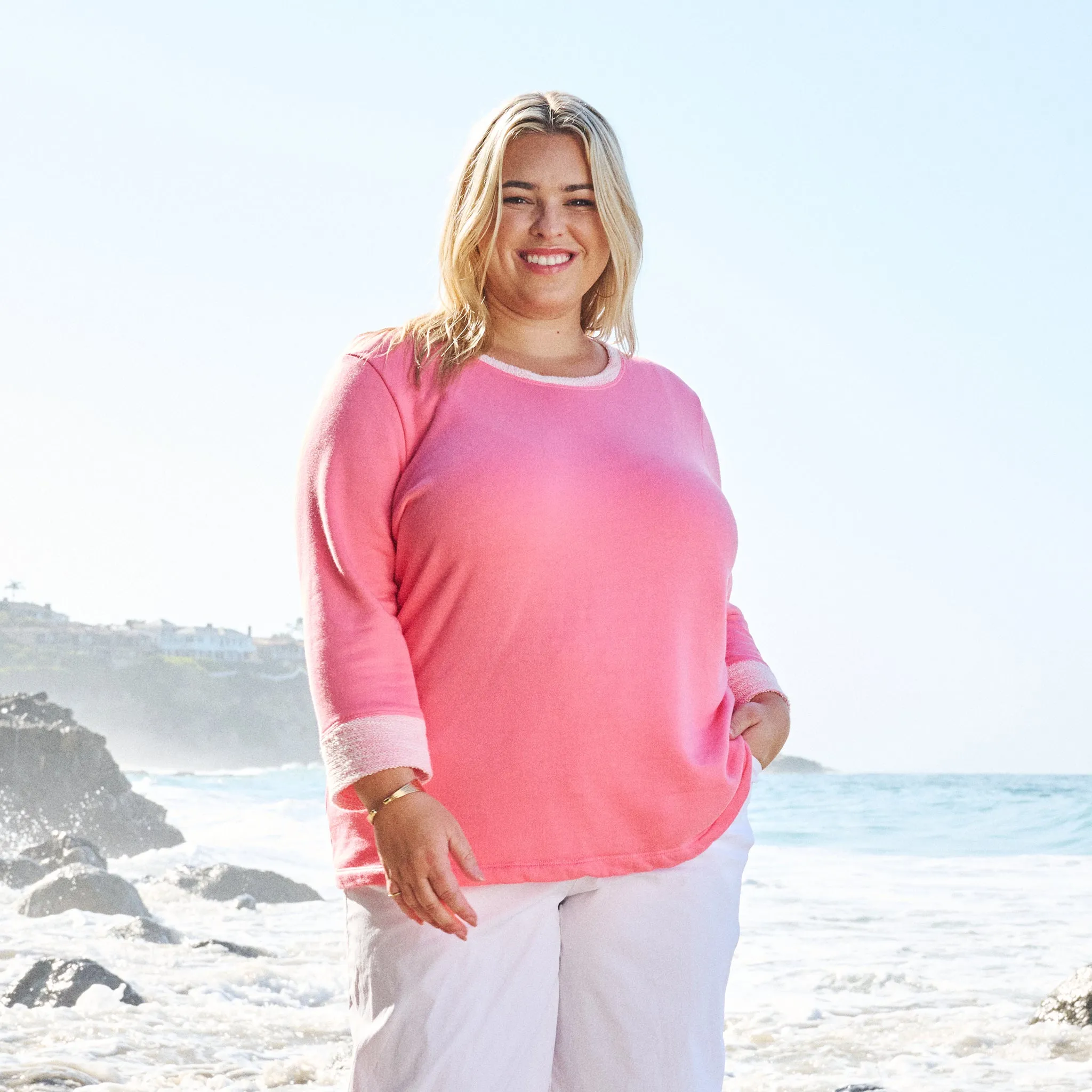 Sunset Sweatshirt | Plus Size Weekend Relaxed Look