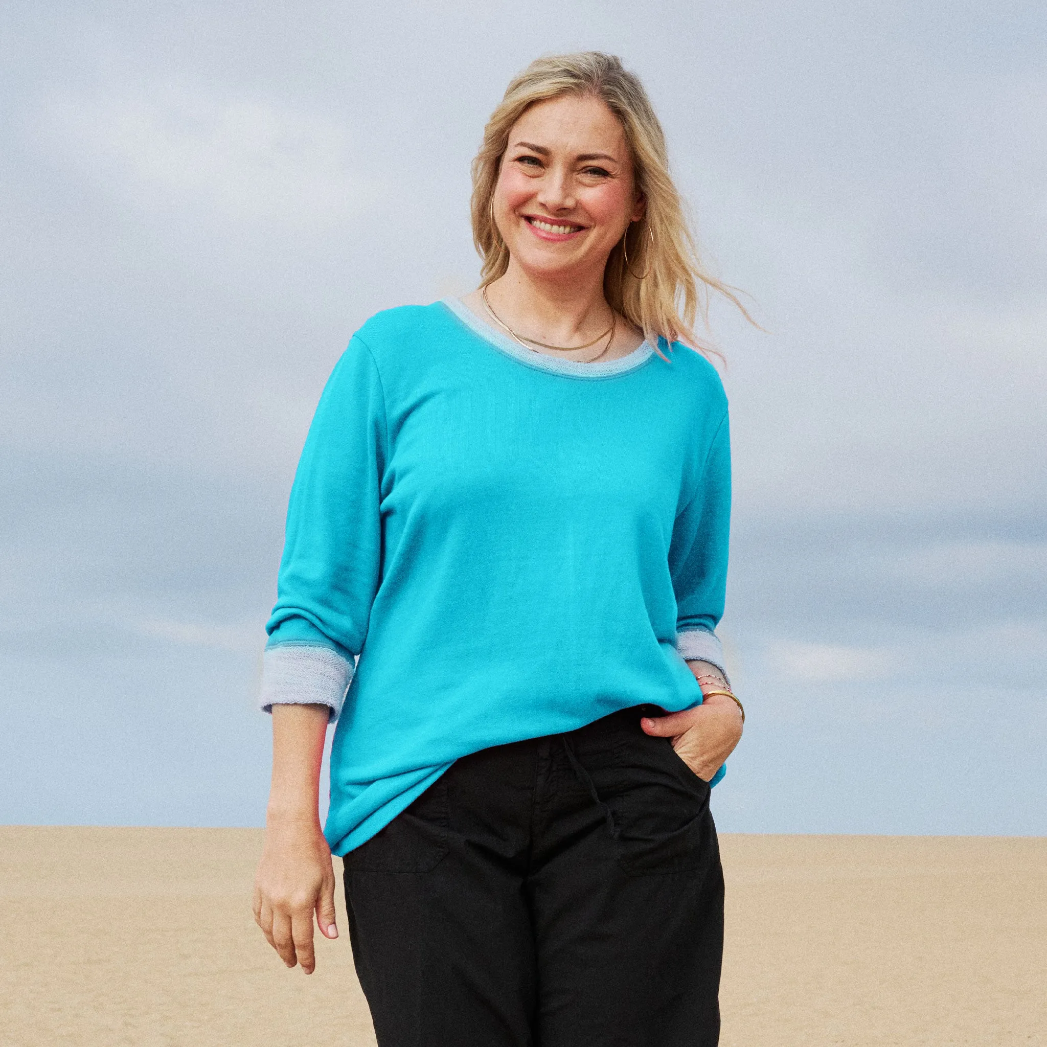 Sunset Sweatshirt | Plus Size Weekend Relaxed Look