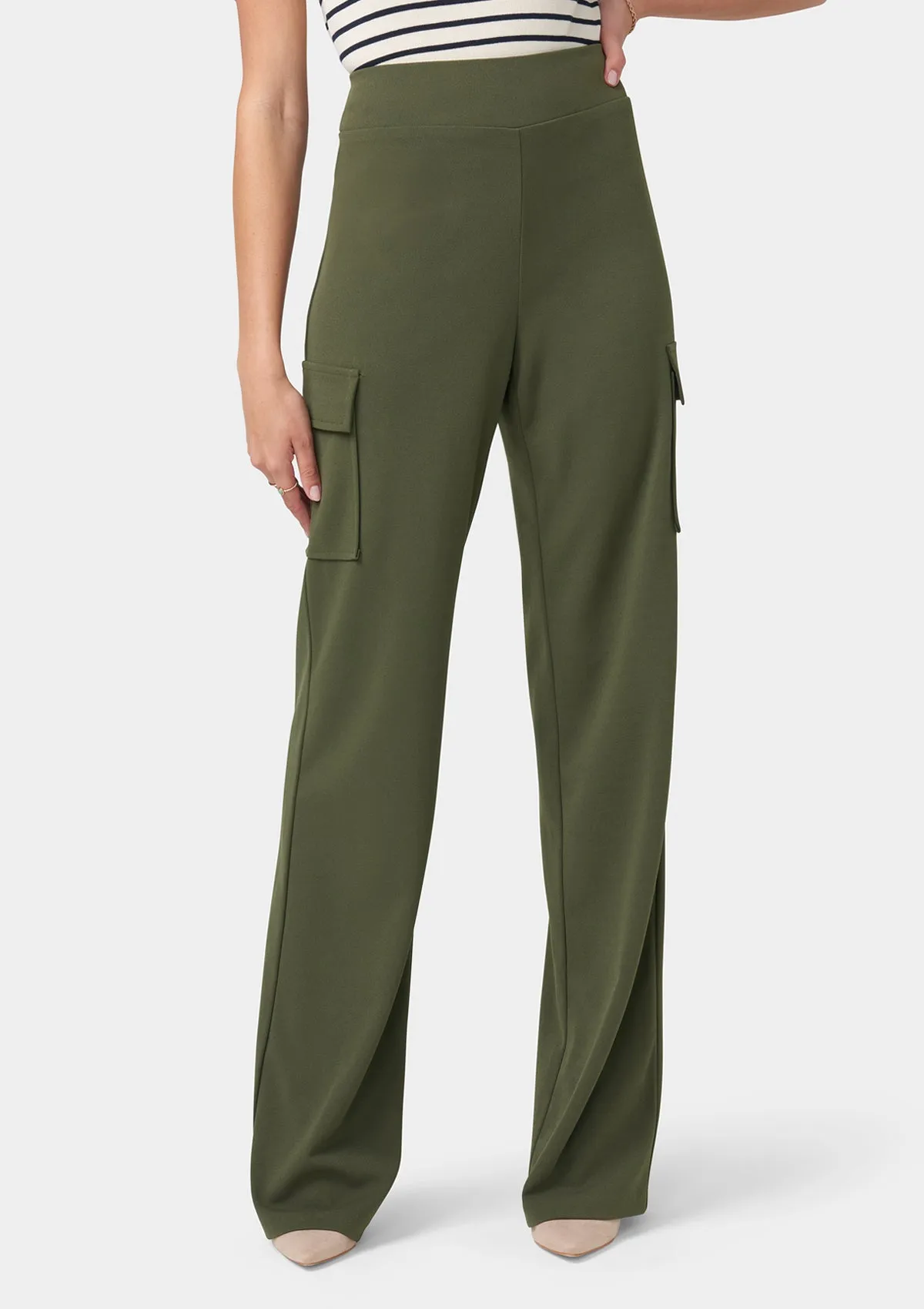 Tall Albany Straight Leg Cargo Pants Smart & Chic Outfit