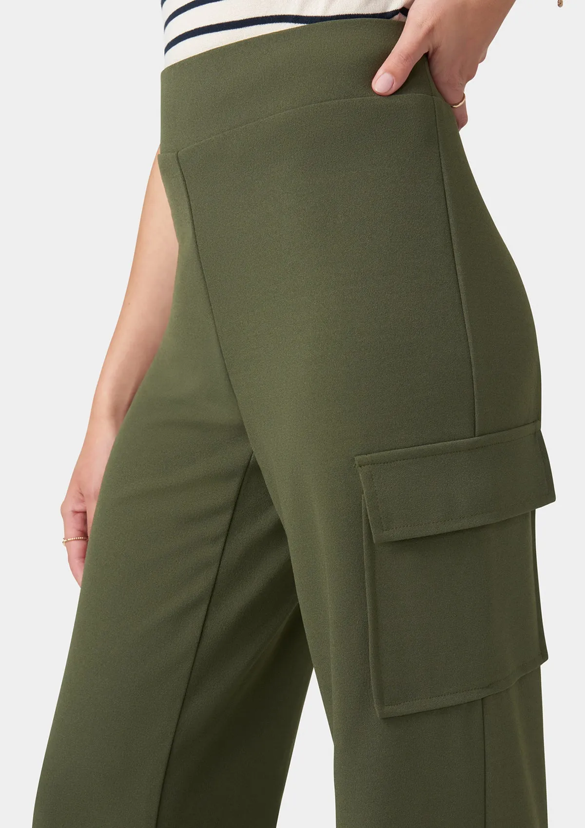 Tall Albany Straight Leg Cargo Pants Smart & Chic Outfit
