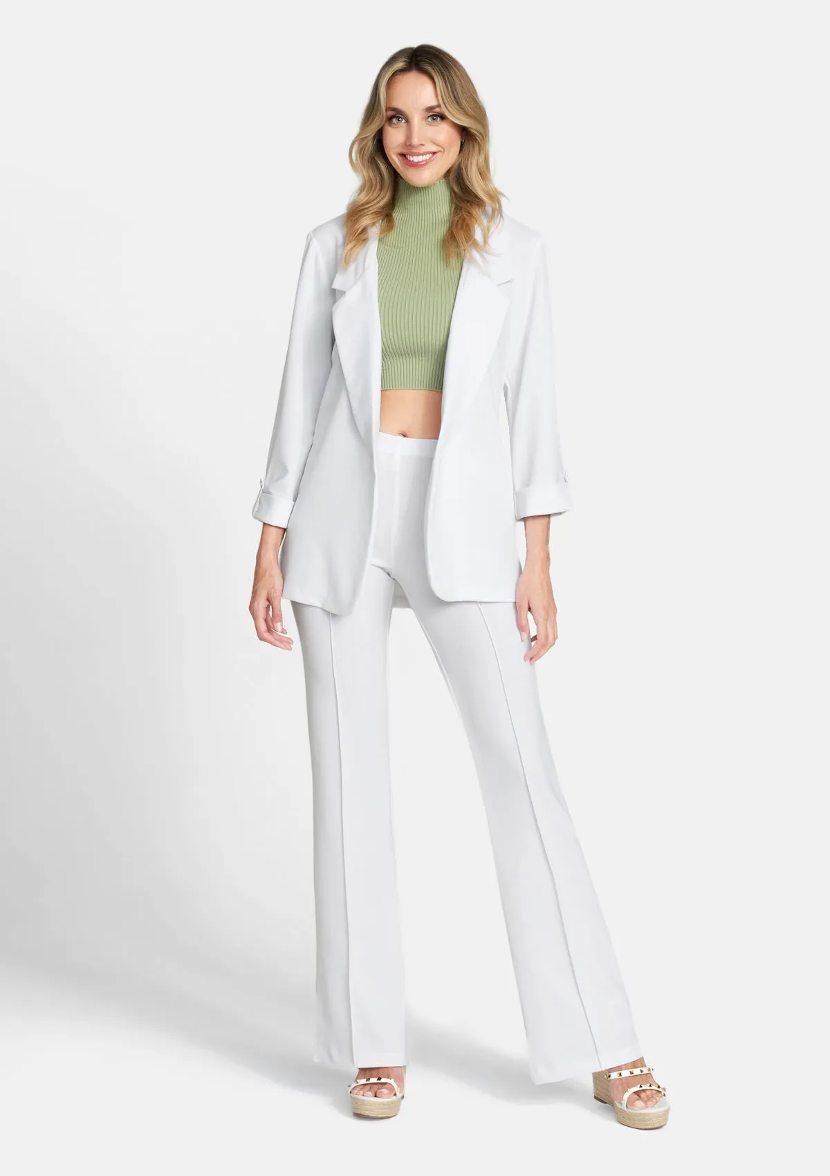 Tall Anabella Flare Pants Smart & Chic Outfit