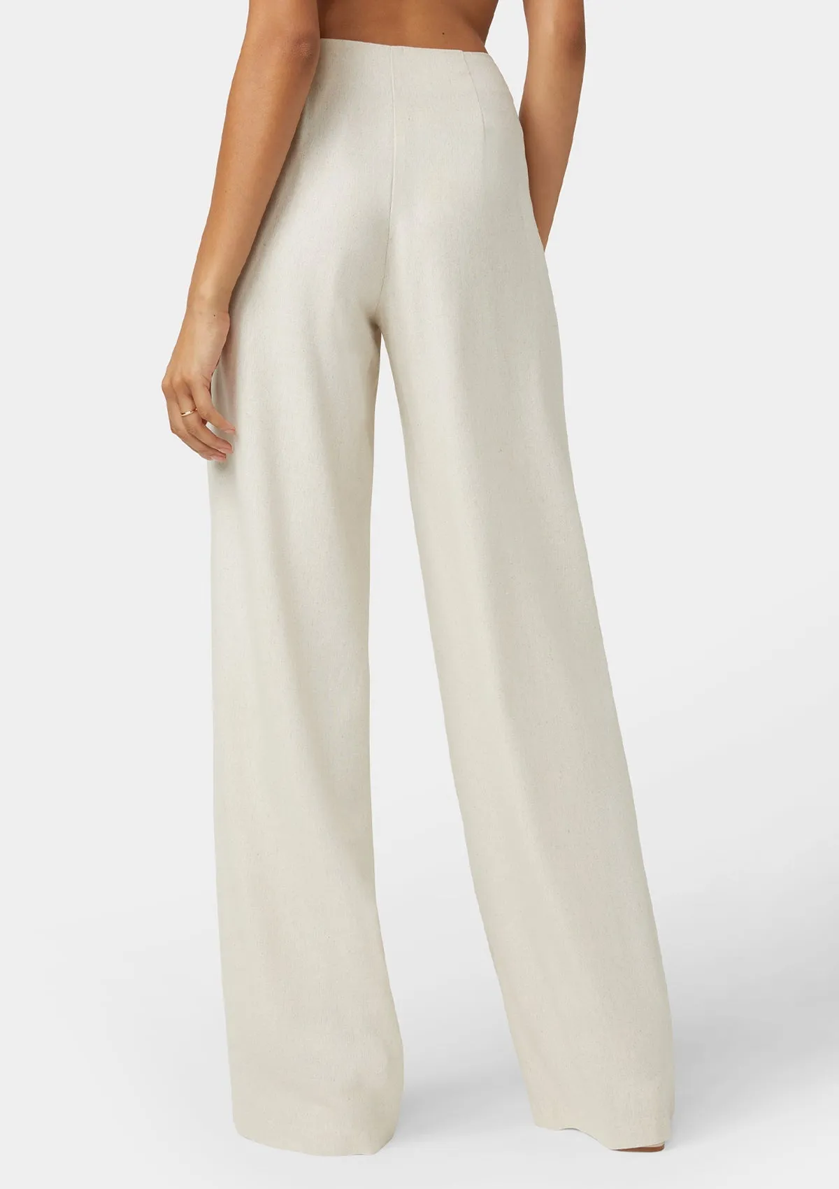 Tall Auburn Linen Pants Smart & Chic Outfit