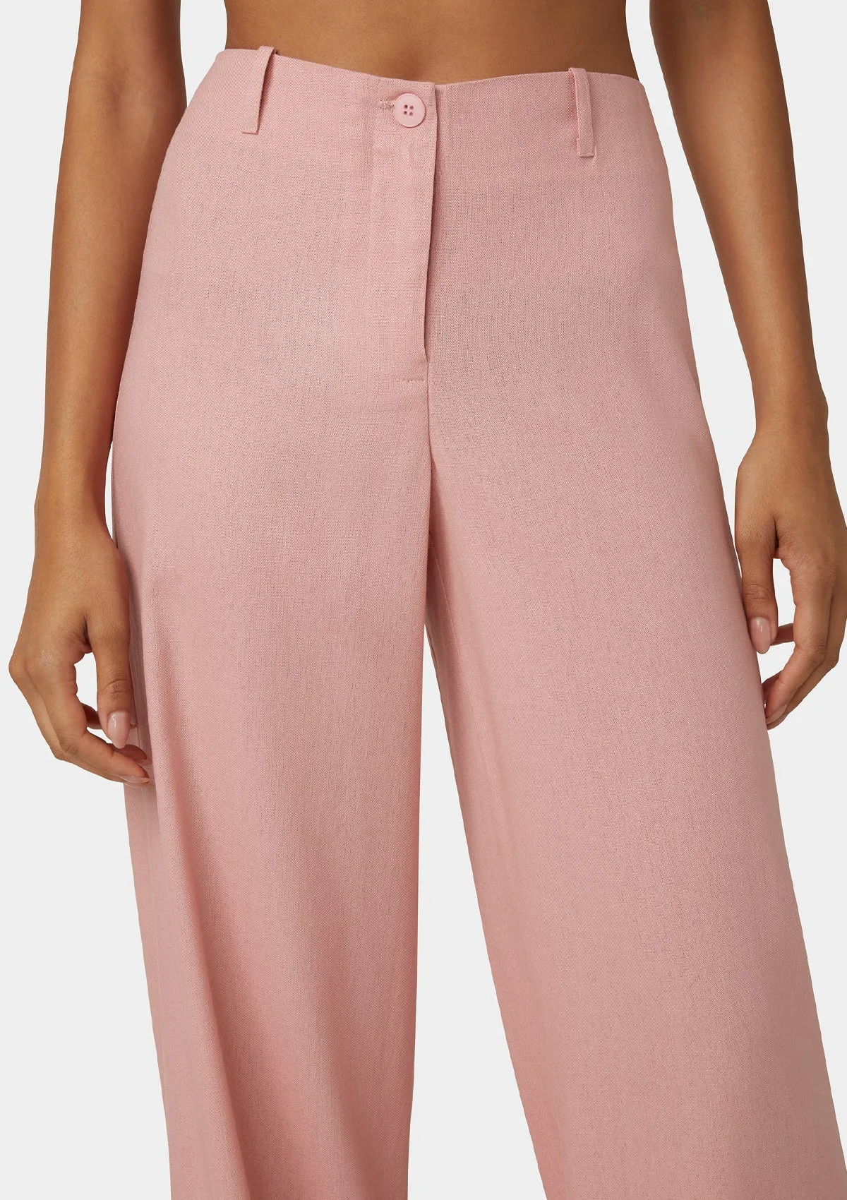 Tall Auburn Linen Pants Smart & Chic Outfit