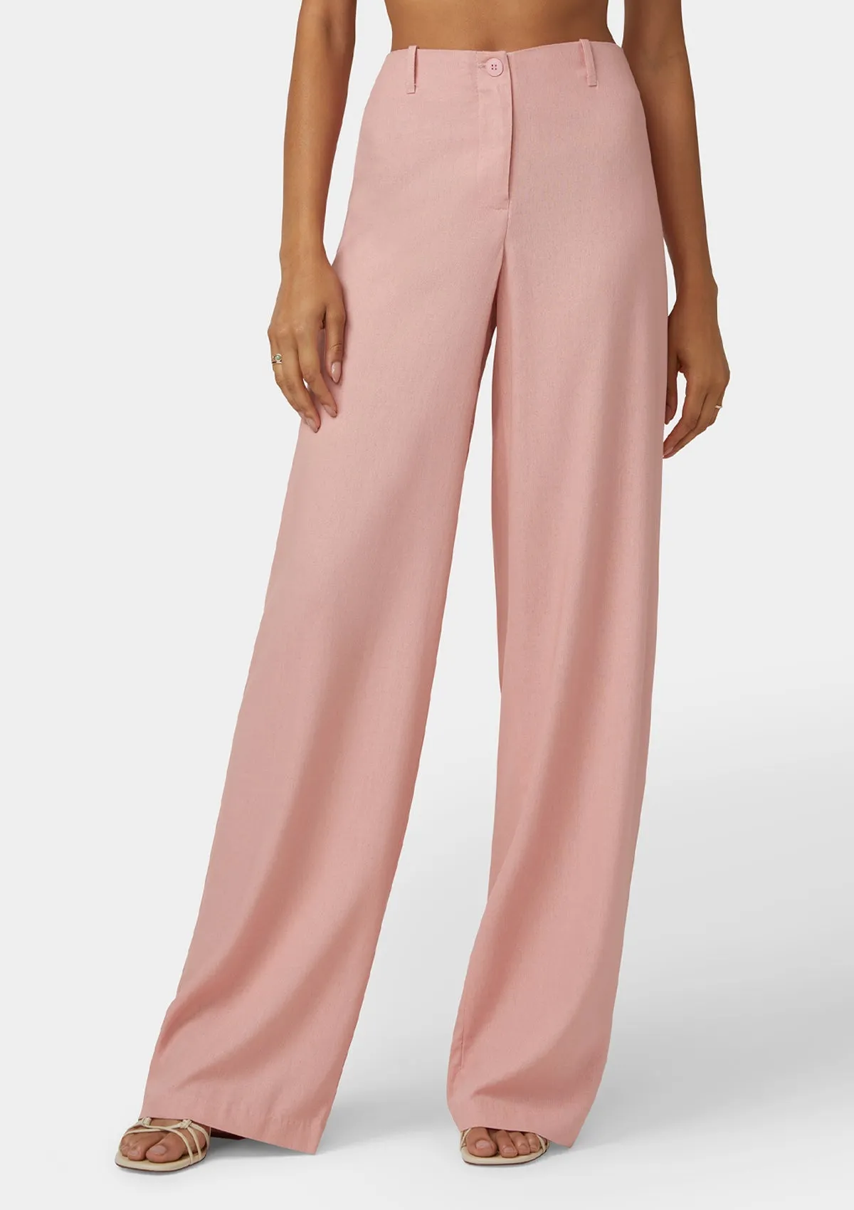 Tall Auburn Linen Pants Smart & Chic Outfit