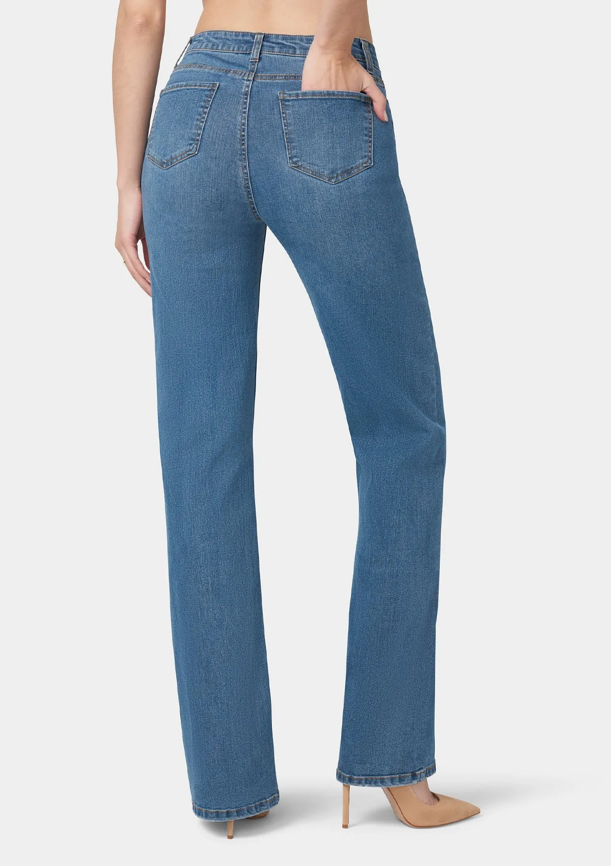 Tall Ava Straight Leg Jeans Smart & Chic Outfit
