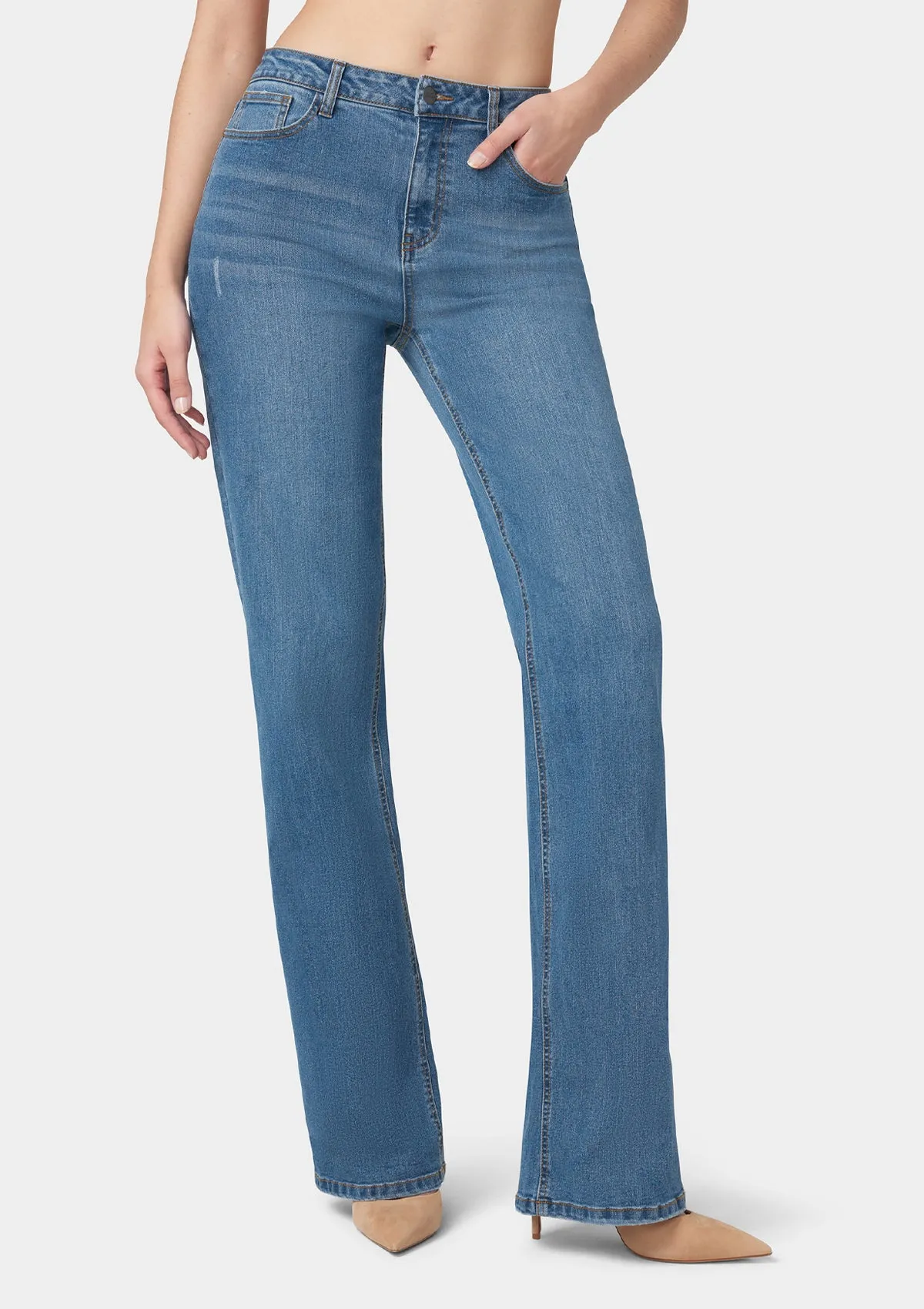 Tall Ava Straight Leg Jeans Smart & Chic Outfit