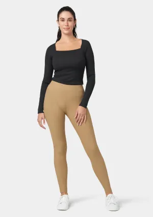Tall Bronx Ribbed Leggings Smart & Chic Outfit