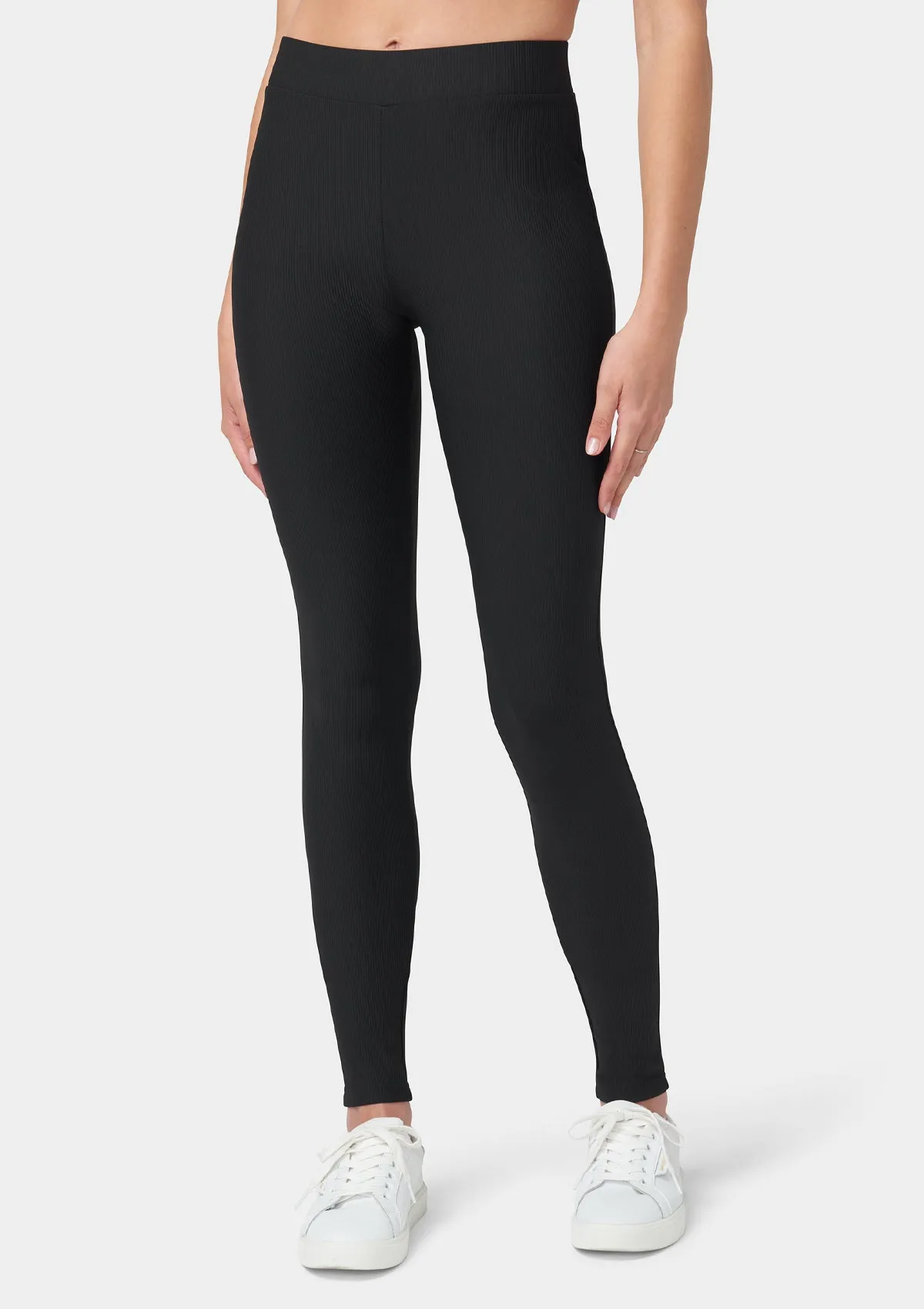 Tall Bronx Ribbed Leggings Smart & Chic Outfit