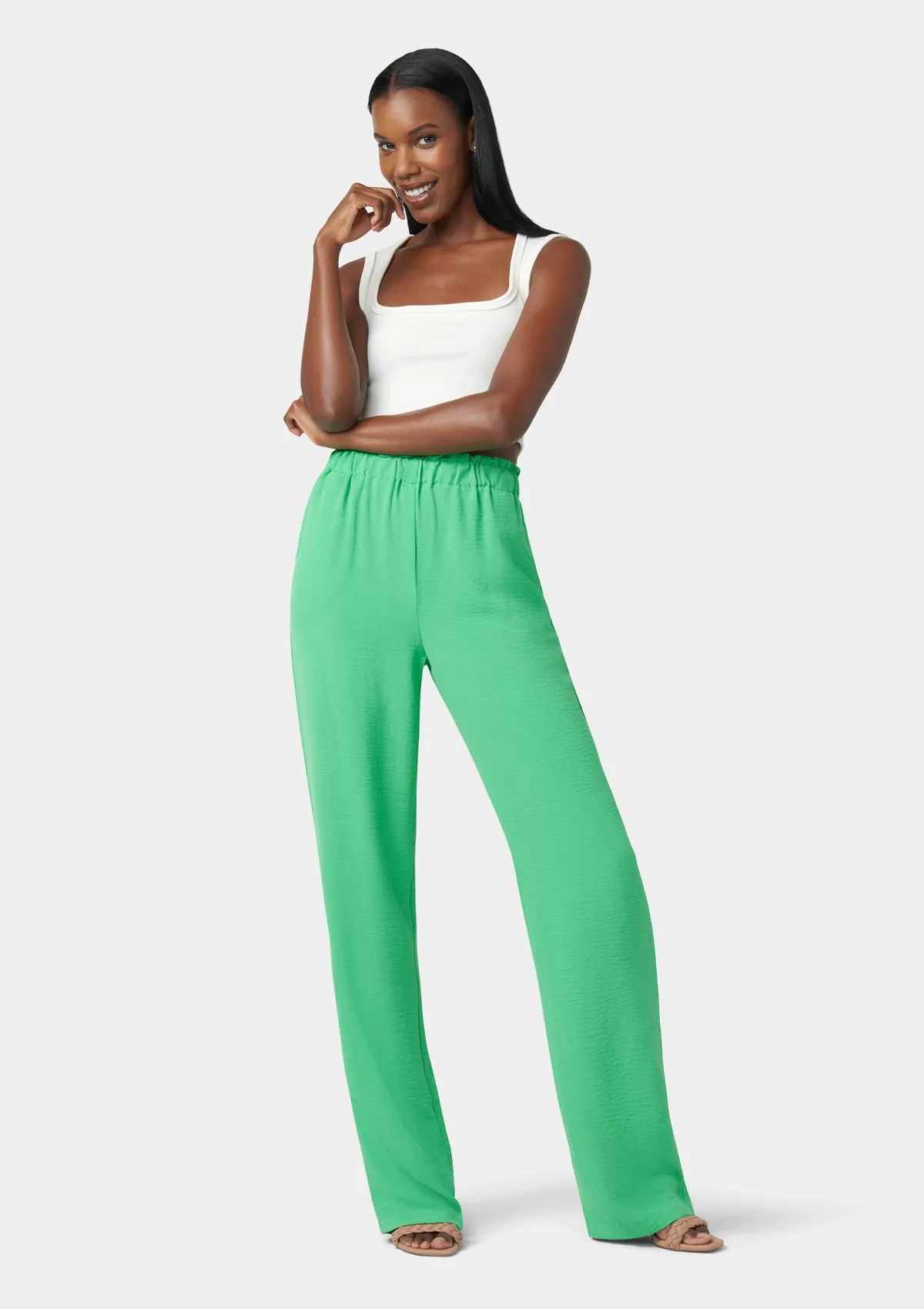 Tall Brooke Wide Leg Pants Smart & Chic Outfit