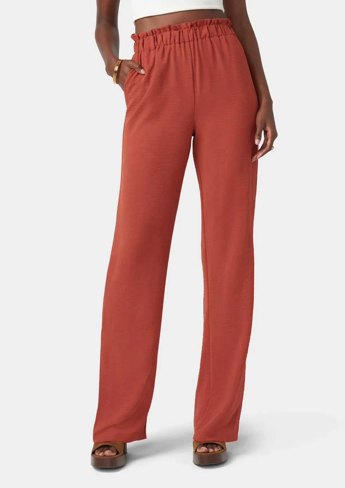 Tall Brooke Wide Leg Pants Smart & Chic Outfit