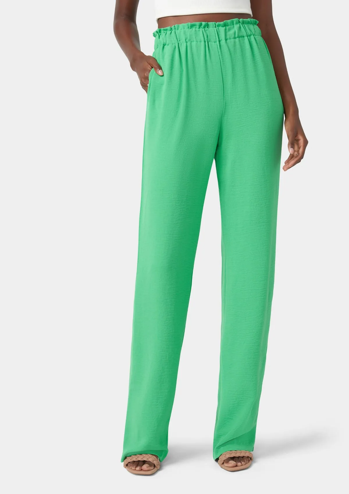 Tall Brooke Wide Leg Pants Smart & Chic Outfit