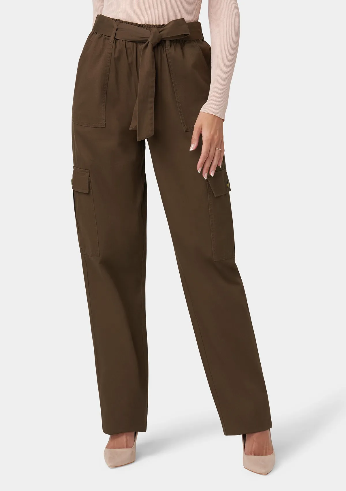 Tall Brooklyn Cargo Pants with Tie Smart & Chic Outfit